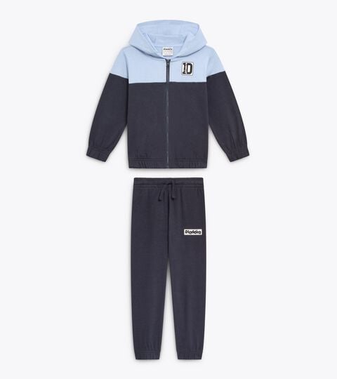 Tuta sportiva - Ragazzi e ragazze 
 JU. TRACKSUIT  HD FZ ESS. SPORTS  (HJ) BLU PROFONDO - Diadora