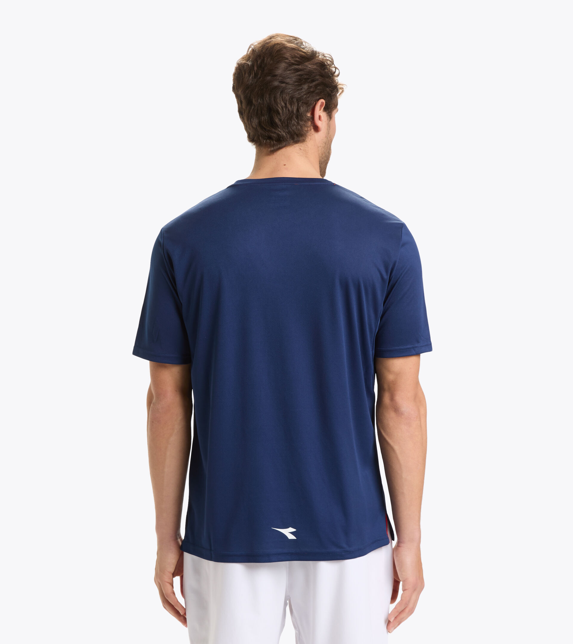 Short-sleeved tennis T-shirt - Men SS CORE T-SHIRT T SALTIRE NAVY - Diadora