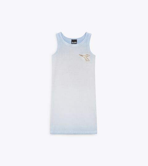 JG. DRESS DISTRICT, SKY Sporty ribbed dress - Girl JG. DRESS DISTRICT SKY - Diadora