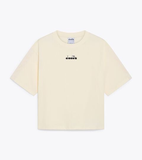 T-Shirt mit kurzen &Auml;rmeln - Regular Fit - Damen L. T-SHIRT SS LOGO WISPERN WEISS - Diadora