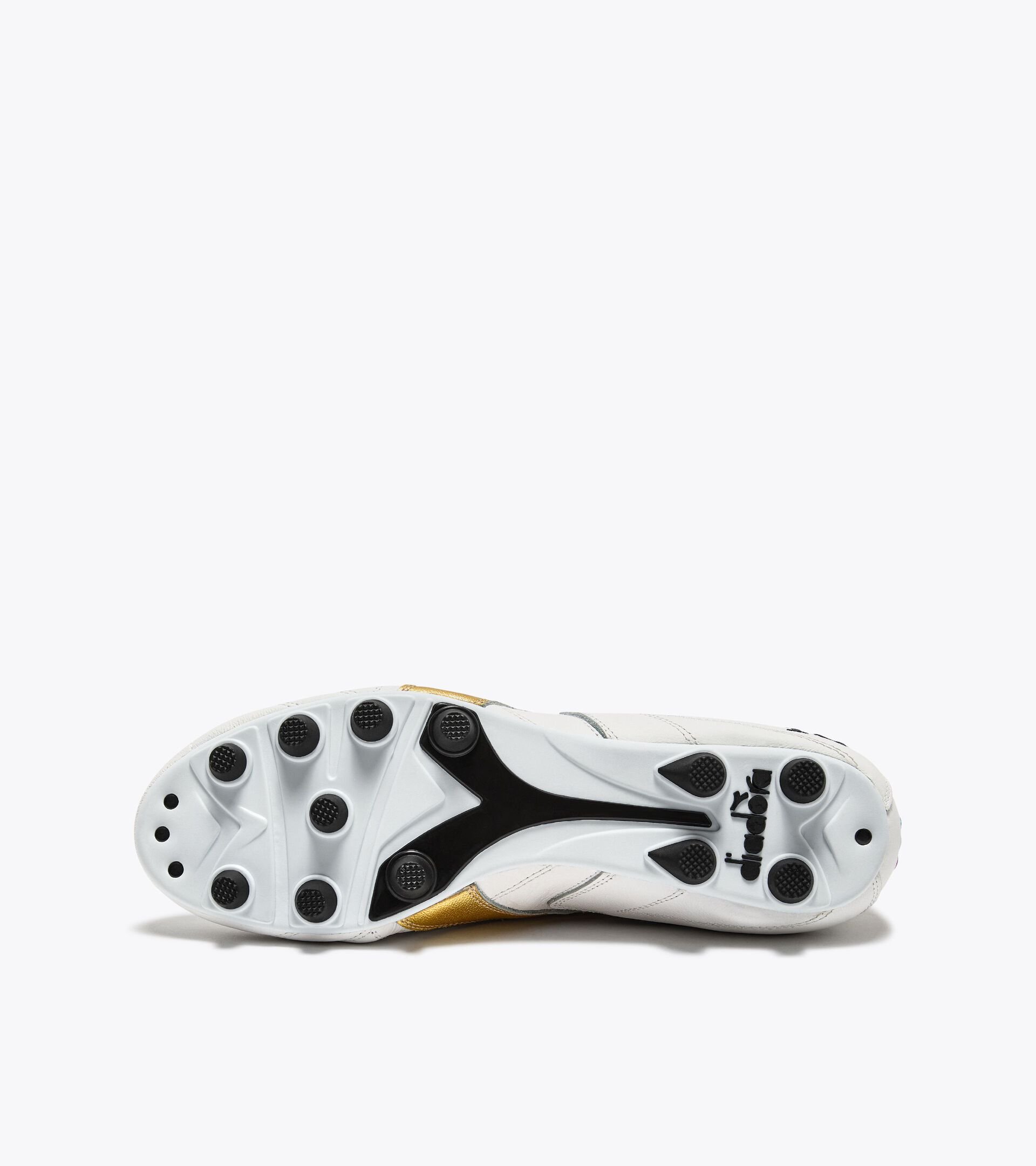 Made In Italy calcio boots for firm ground - Men's M.WINNER  ITA OG 94 LT+  MDPU WHITE/GOLD - Diadora