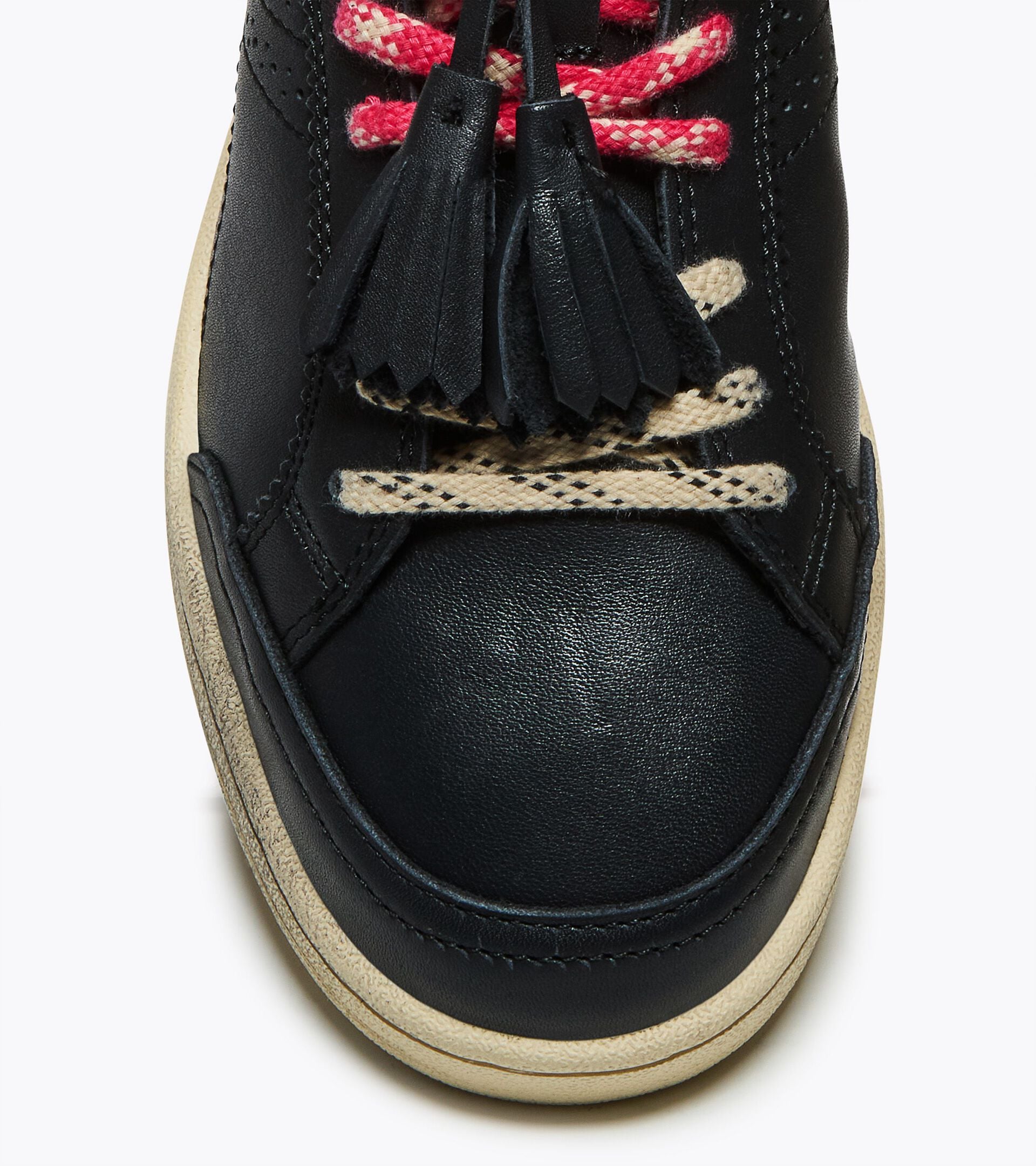 Zapatilla Heritage de piel - Made in Italy - Mujer PRESTIGE BROGUE ITALIA WN NEGRO - Diadora