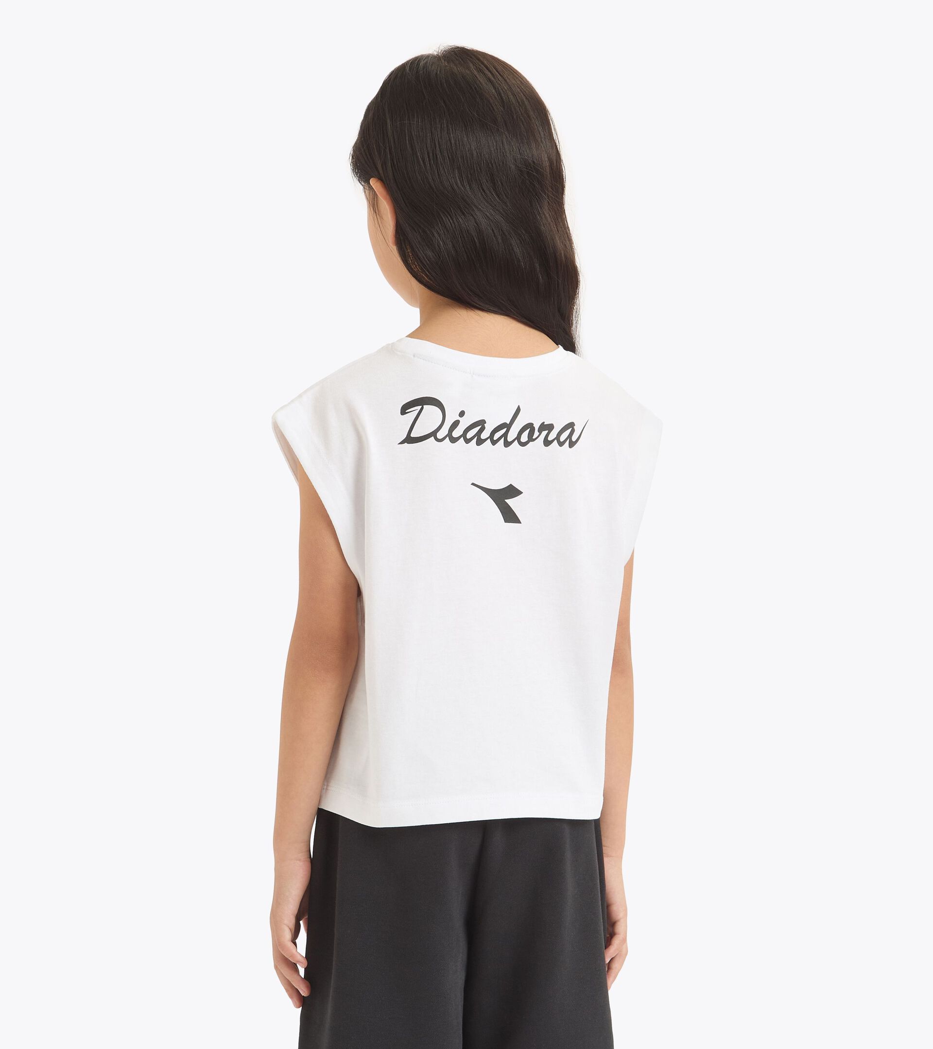 Peanuts t-shirt - Kids 
 JG. T-SHIRT SS PEANUTS OPTICAL WHITE/BLACK - Diadora