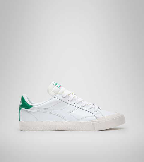 Zapatilla deportiva - Unisex MELODY LEATHER DIRTY BLANCO/VERDE GOMINOLA - Diadora