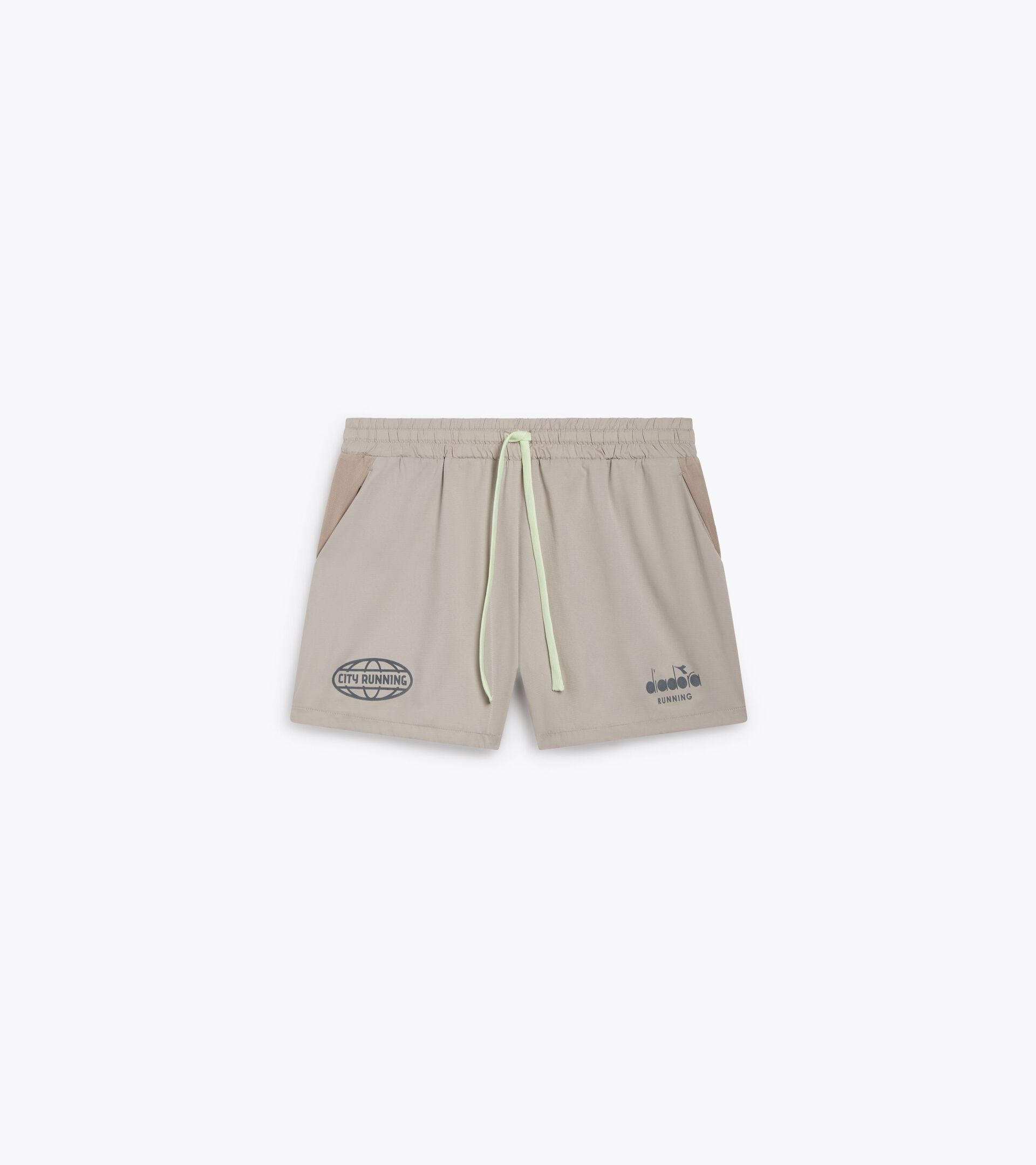 4’’ running shorts - Light fabric - Women’s L. SHORTS 4'' MILL CITY HUMUS - Diadora