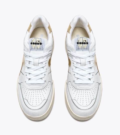 Heritage leather sneaker - Women’s B.560 LAMINATED WN WHITE - Diadora