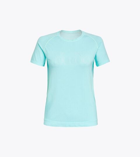 Camiseta de running - Made in Italy - Mujer L. SS T-SHIRT SKIN FRIENDLY AZUL ARUBA - Diadora
