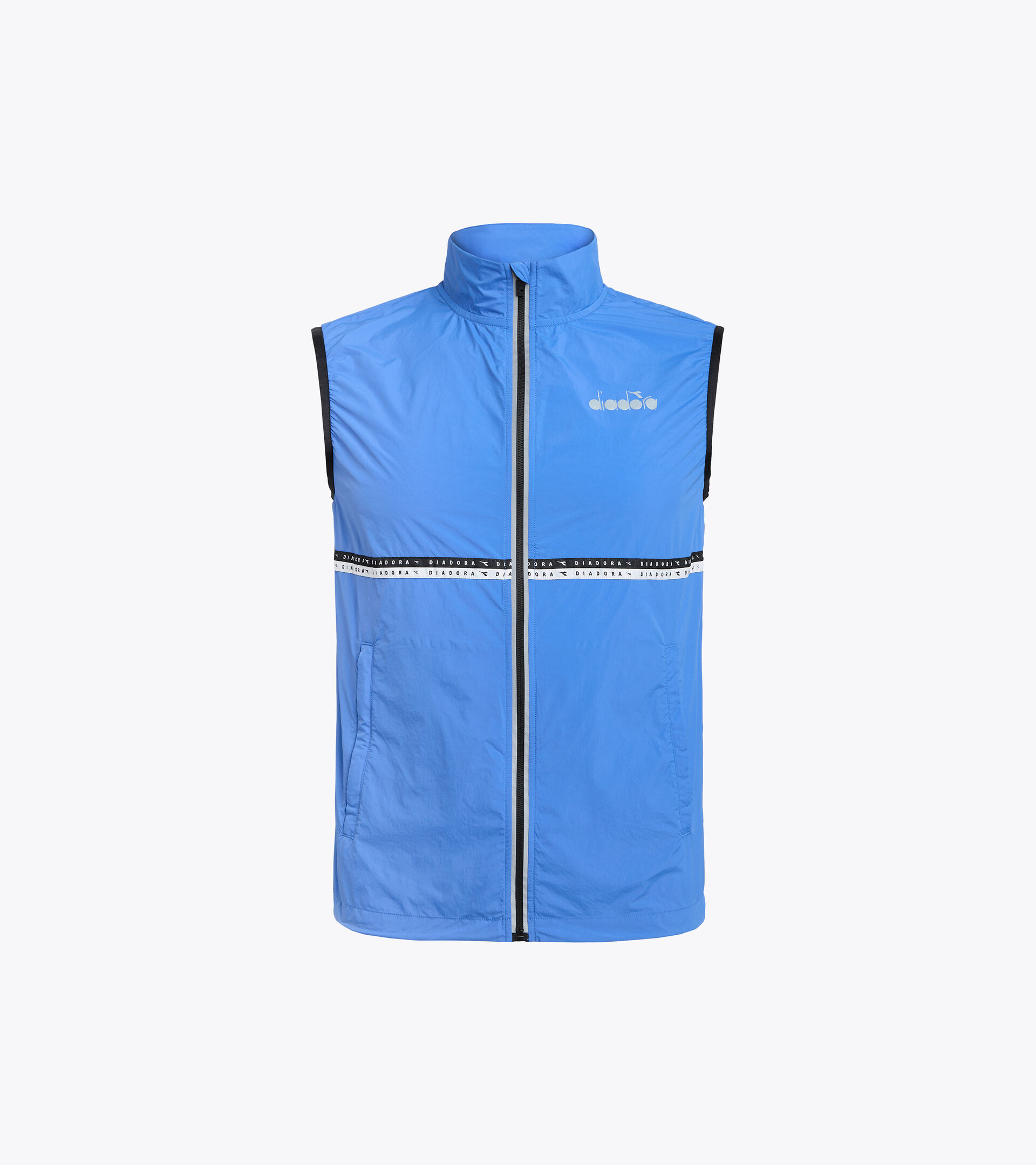 Chaleco cortavientos - Hombre PACKABLE VEST AZUL PALACIO - Diadora