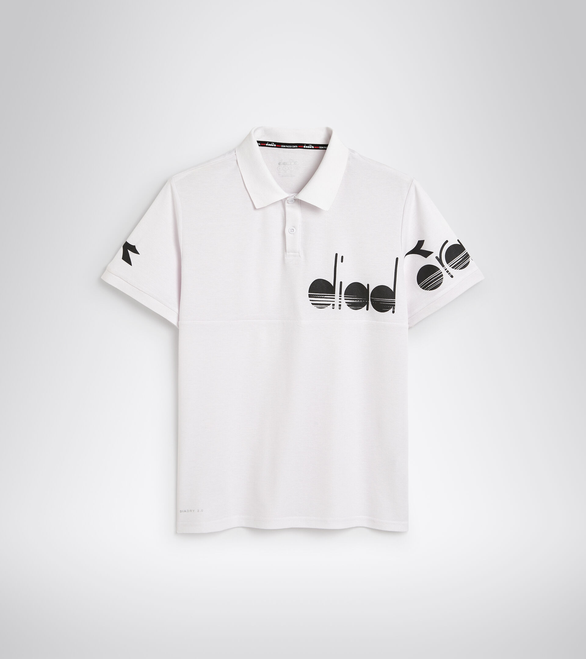 Short-sleeved tennis polo-shirt - Men SS POLO COACH OPTICAL WHITE - Diadora