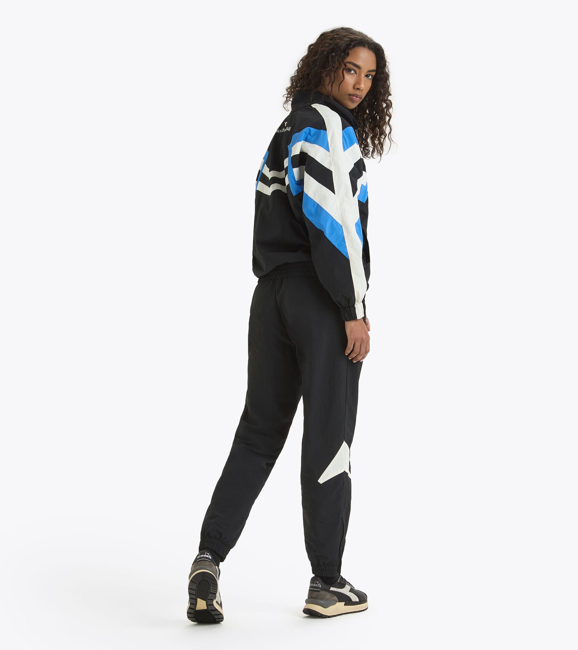 Track Jacket - Made in italy - All-Gender TRACK JACKET LEGACY BLACK - Diadora
