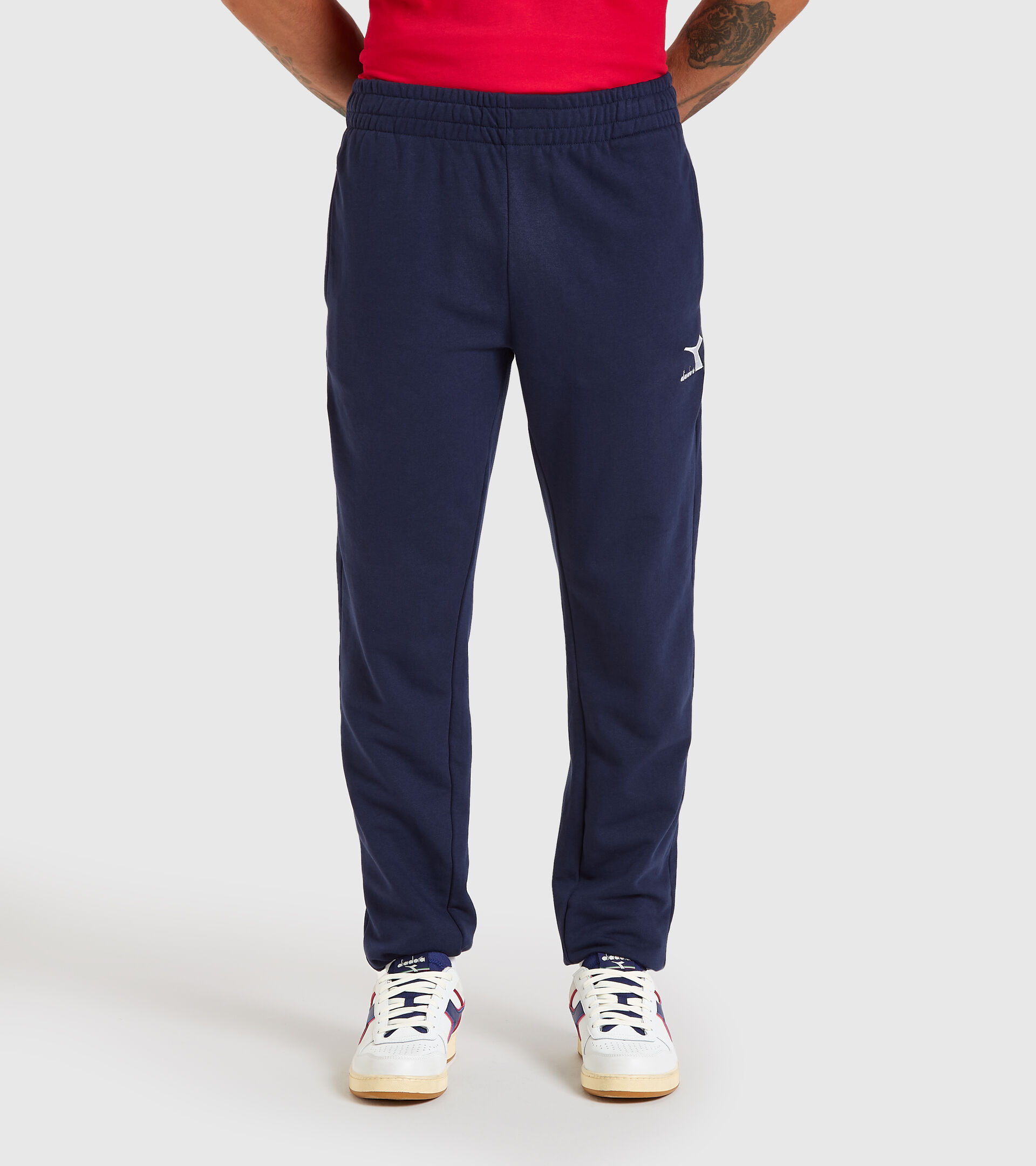 Sports trousers - Men PANTS CUFF CORE CLASSIC NAVY - Diadora