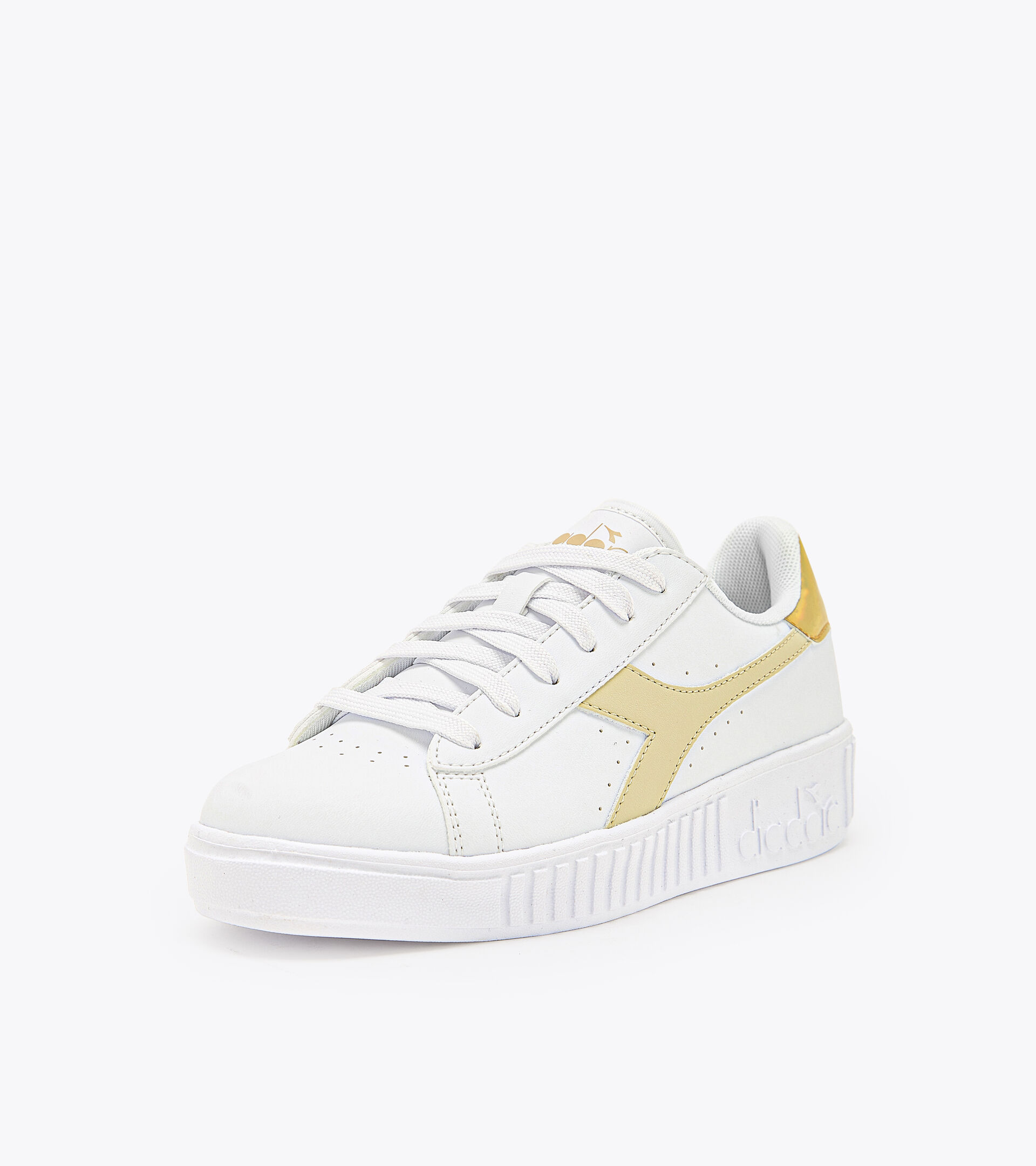 Chaussures de sport - Jeunes 8-16 ans GAME STEP GS BLANC/BEIGE FUMEE - Diadora