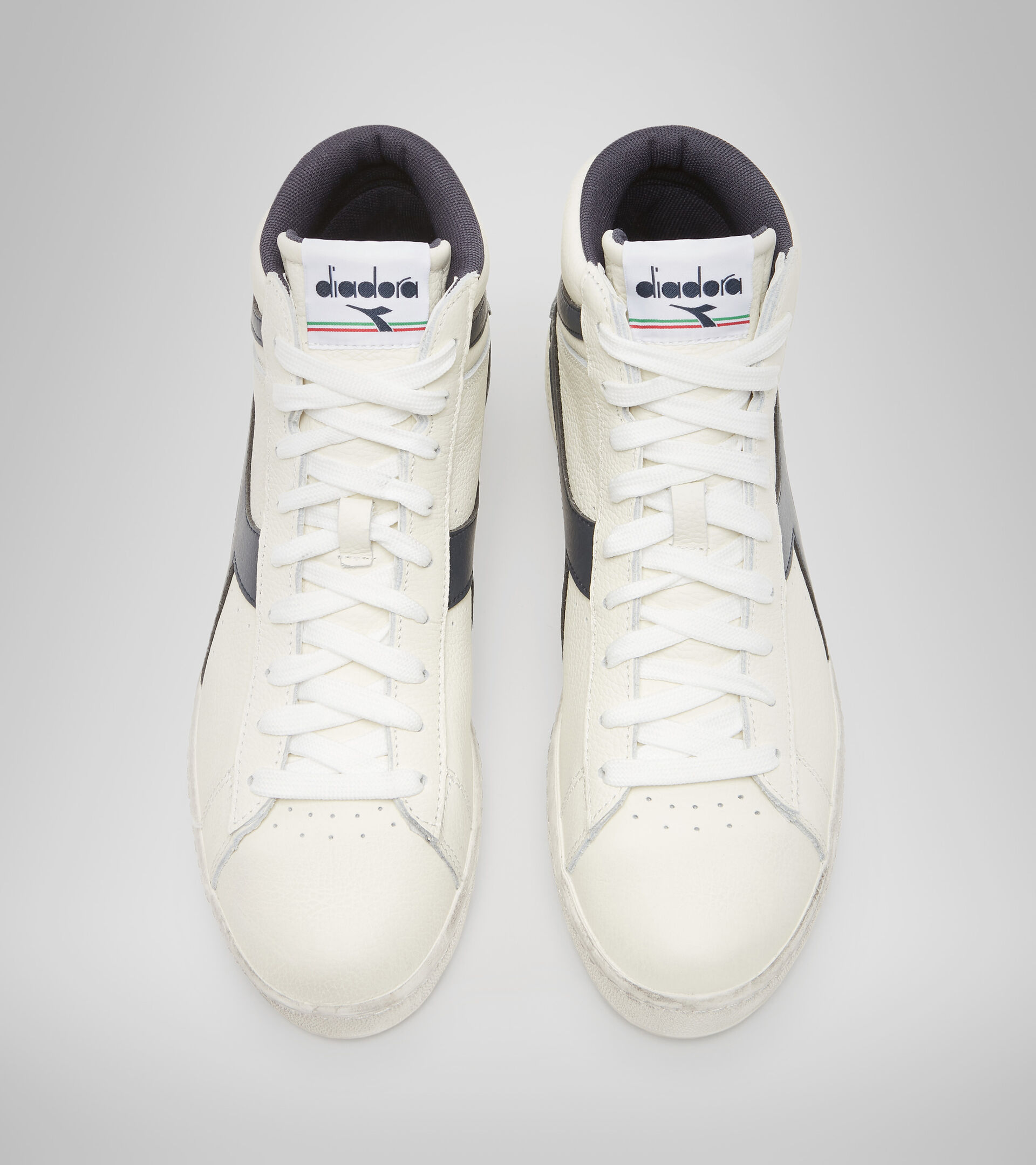 Zapatilla deportiva - Unisex GAME L HIGH WAXED BLANCO/UNIFORME AZUL - Diadora