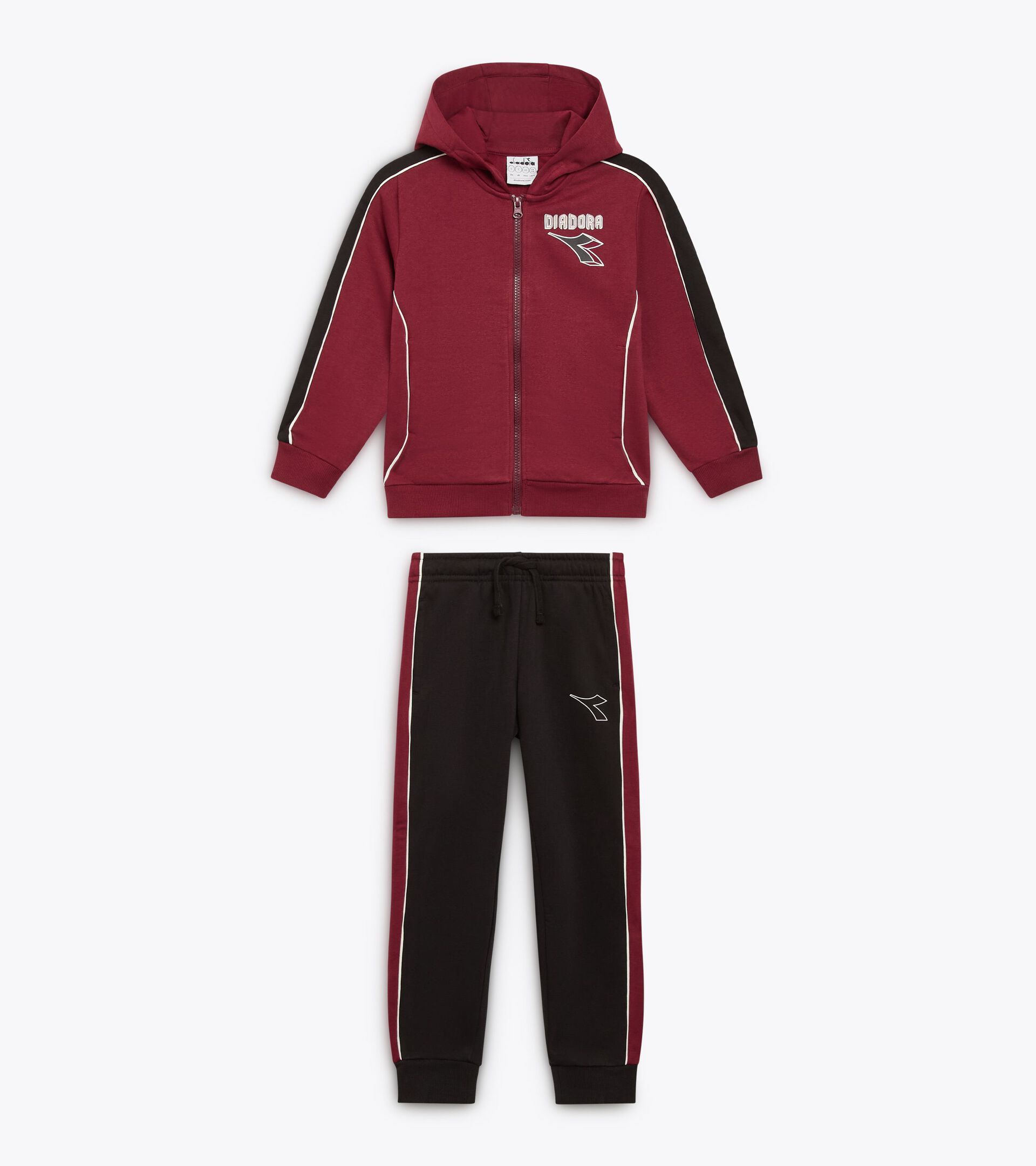 Tracksuit - Boys
 JB. TRACKSUIT HD FZ LOGO (BR) EMPIRE RED - Diadora