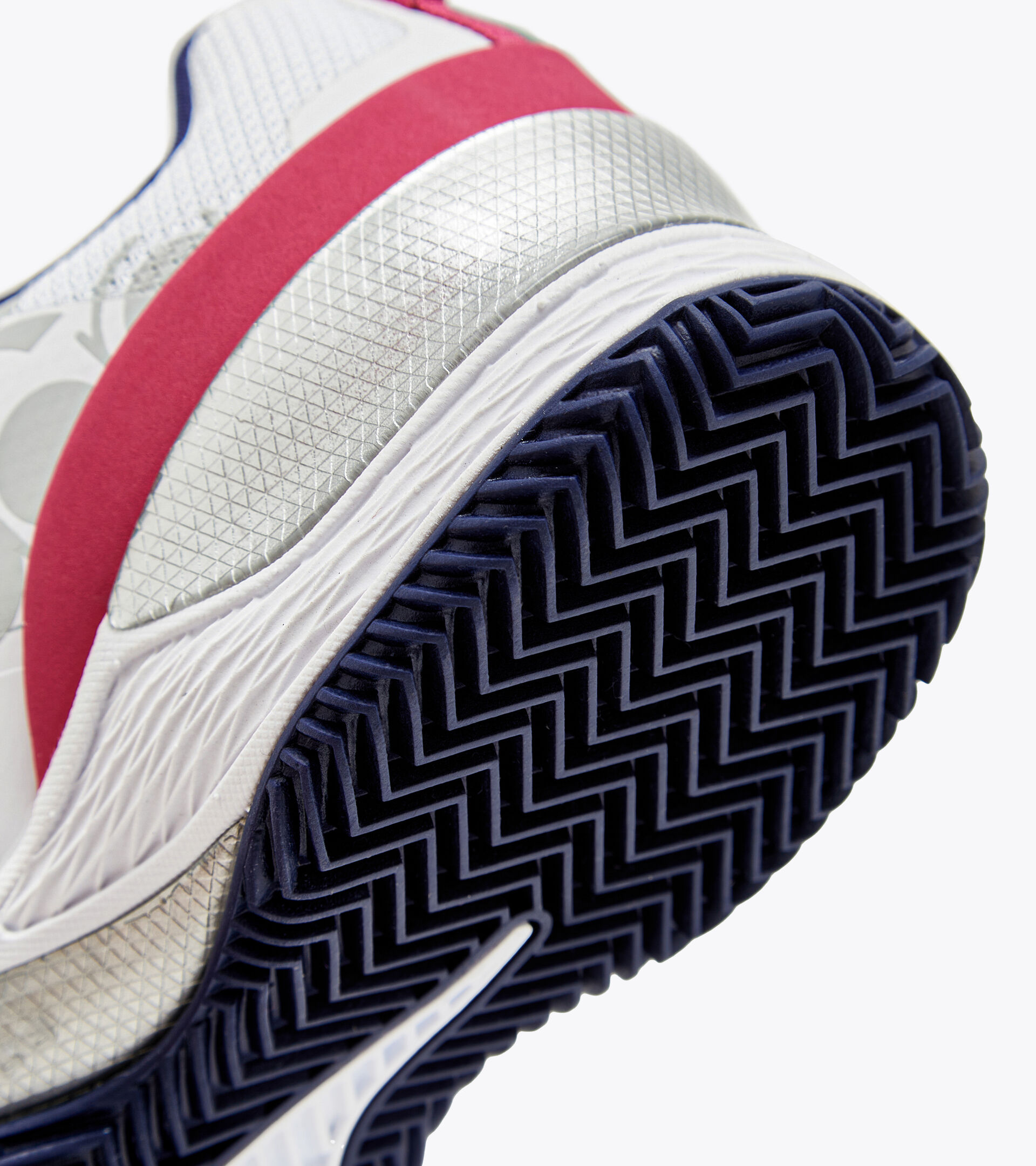Tennis shoes for clay courts - Women BLUSHIELD TORNEO 2 W CLAY WHITE/BLUEPRINT/PINK YARROW - Diadora