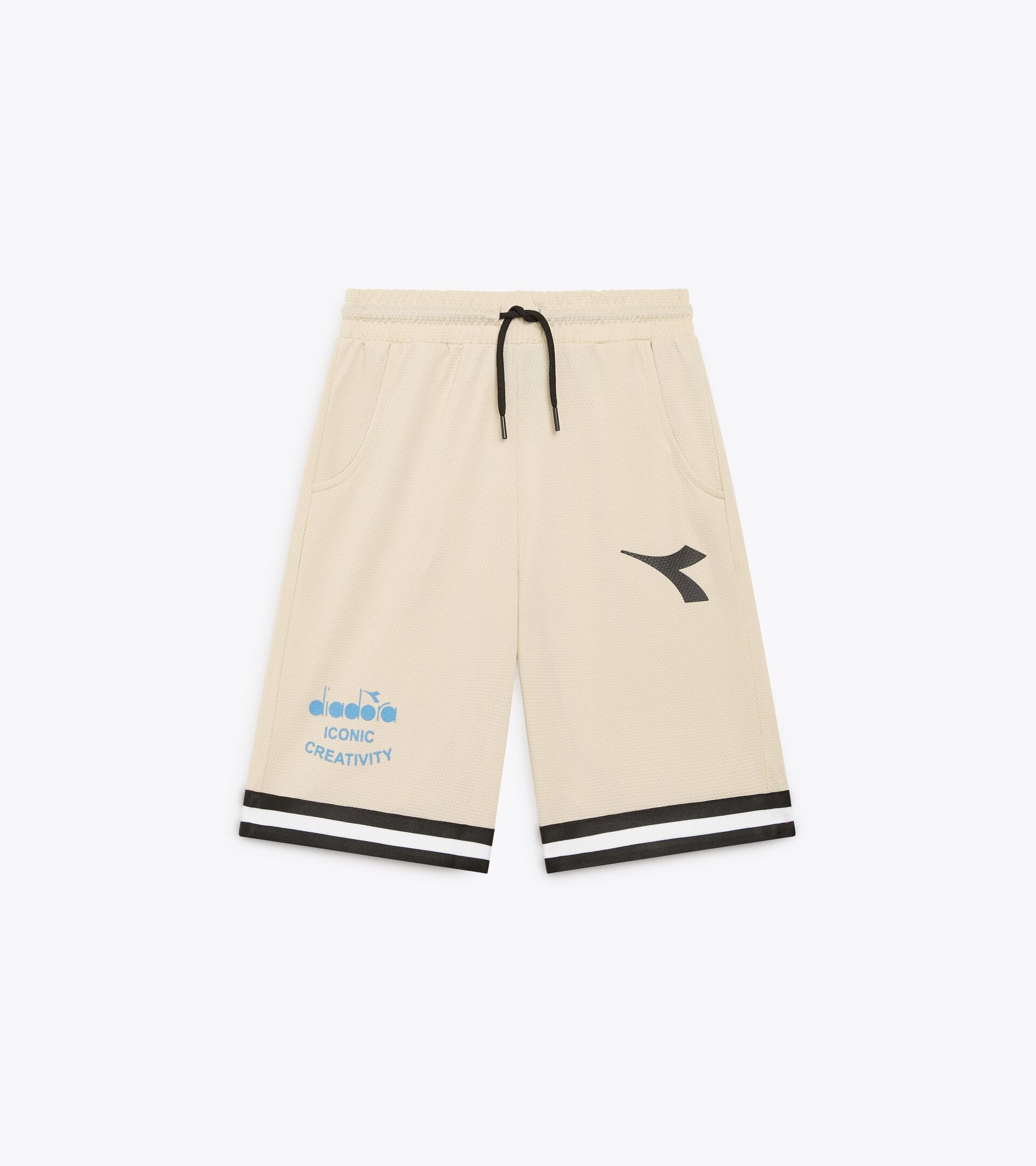 Bermudashorts - Comfort Fit - Jungen JB. BERMUDA BSKT BALL SAND - Diadora