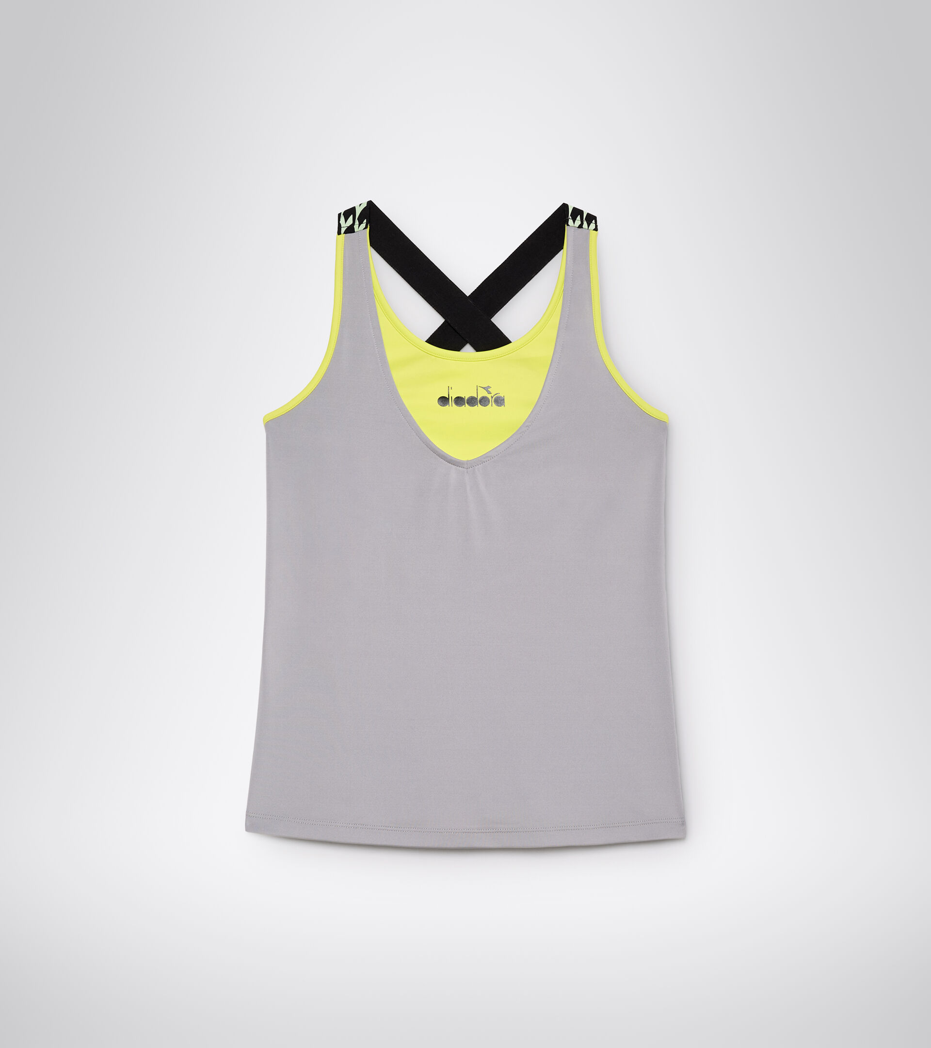 Apparel Sport DONNA L. TANK CLAY GRIS ALEACION Diadora