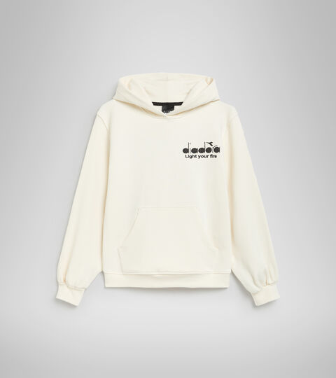 JG.HOODIE D, JAUNE CREME Sweat-shirt à capuche - Fille JG.HOODIE D JAUNE CREME - Diadora