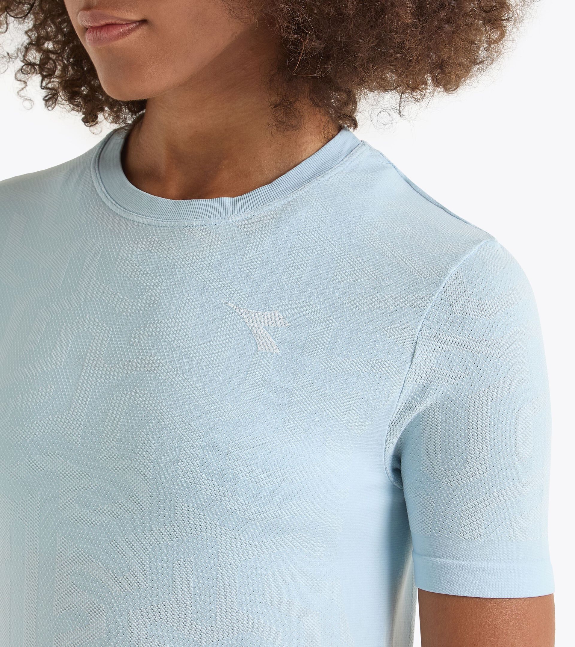 Camiseta térmica - Running - Mujer L. SS T-SHIRT STRATOUNO AZUL CORYDALIS - Diadora