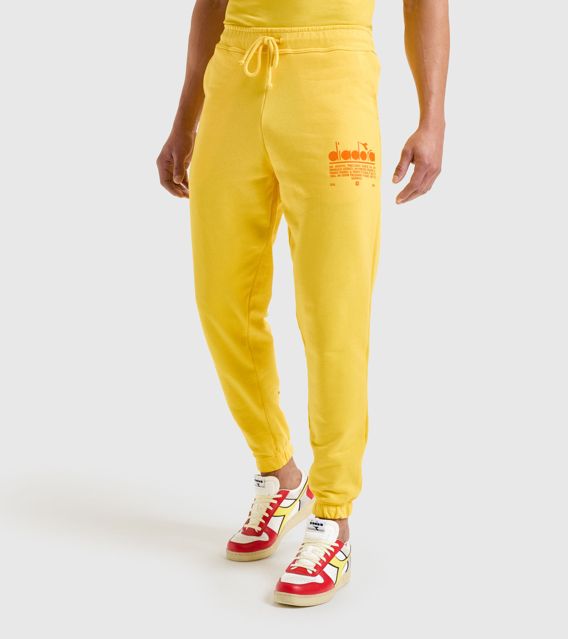 Cotton joggers - Unisex PANT MANIFESTO YELLOW LENS - Diadora