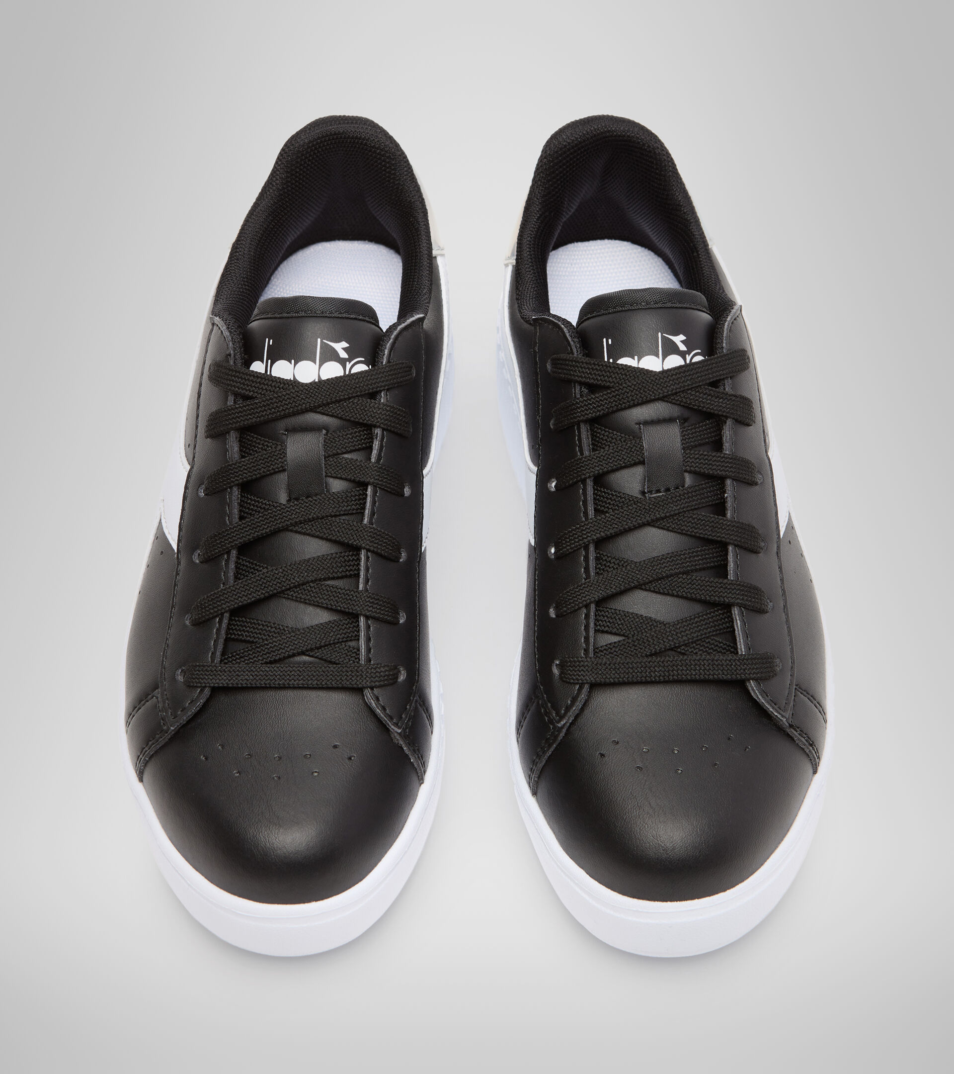 Sports shoes - Youth 8-16 years GAME STEP GS BLACK /WHITE - Diadora