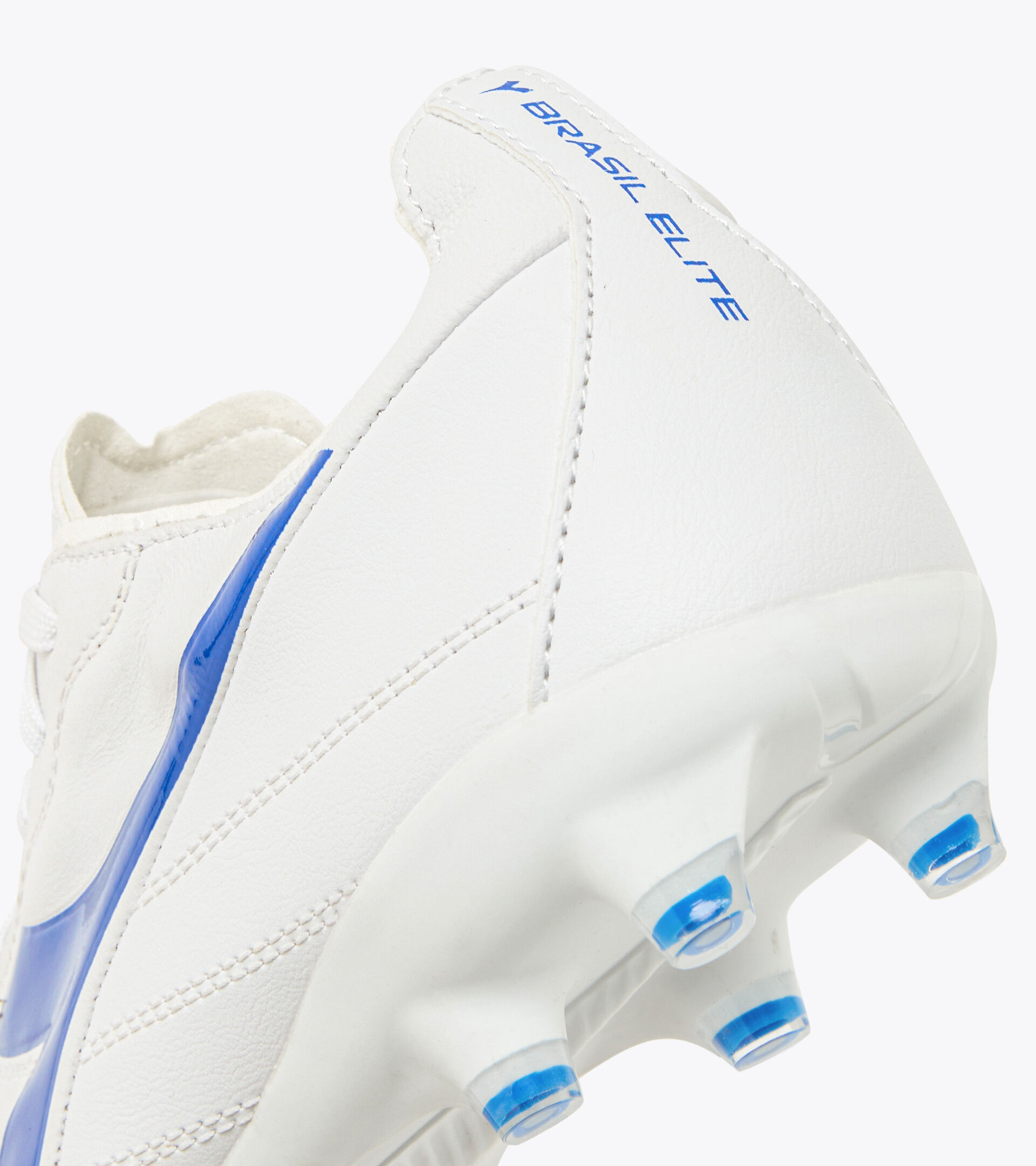 Botas de fútbol para superficies compactas - Hombre BRASIL ELITE 2 LT LP12 BLANCO VIVO/AZUL REAL - Diadora