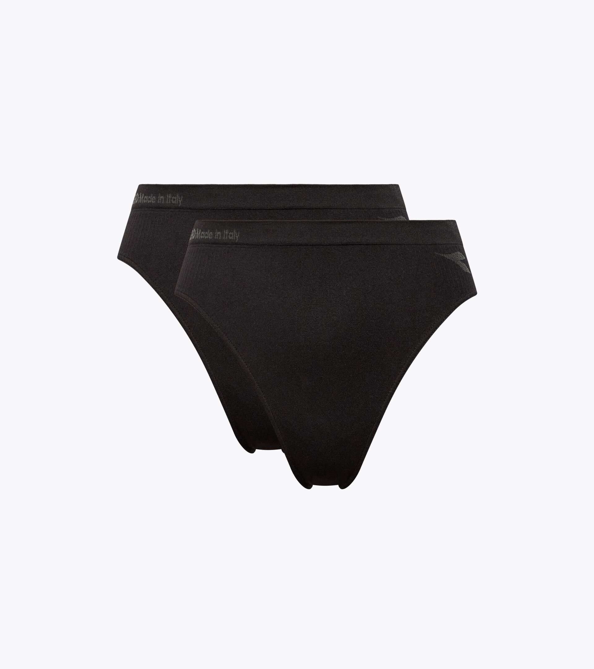Slip técnico para correr§Made in Italy§Mujer L. BRIEF STRATOZERO NEGRO - Diadora