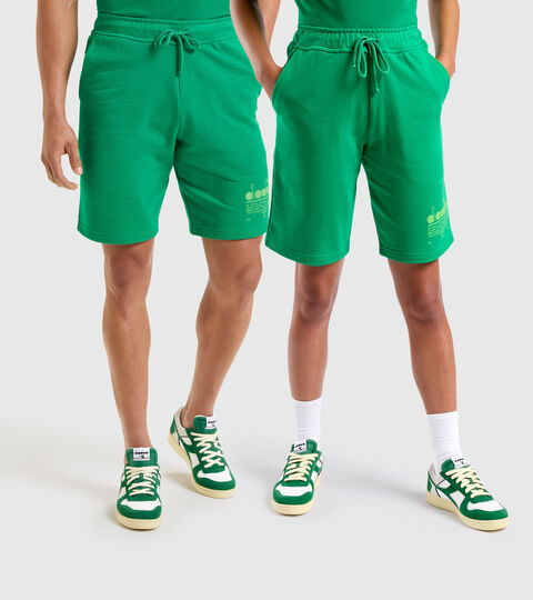 Cotton shorts - Unisex BERMUDA MANIFESTO JOLLY GREEN - Diadora
