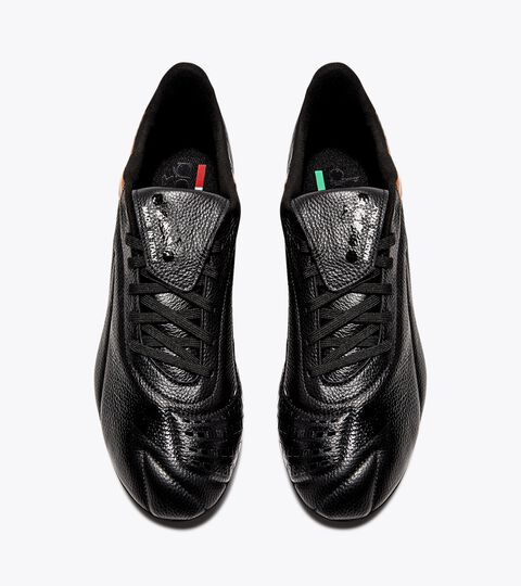 MAXIMUS ELITE ITA T SLX, BLACK Leather calcio boots for firm grounds - Made In Italy - All-Gender MAXIMUS ELITE ITA T SLX BLACK - Diadora