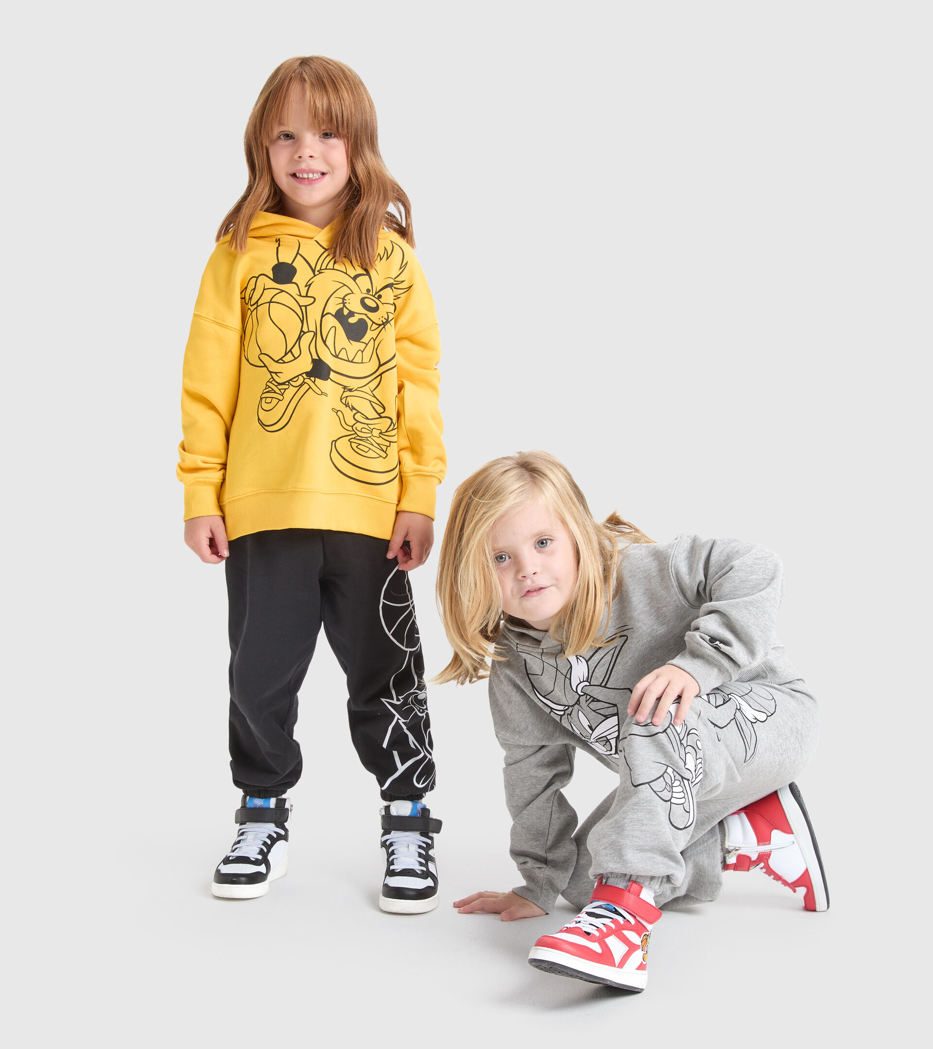 Sudadera con capucha - Niños JU.HOODIE WB AMARILLO ESPECTRO - Diadora