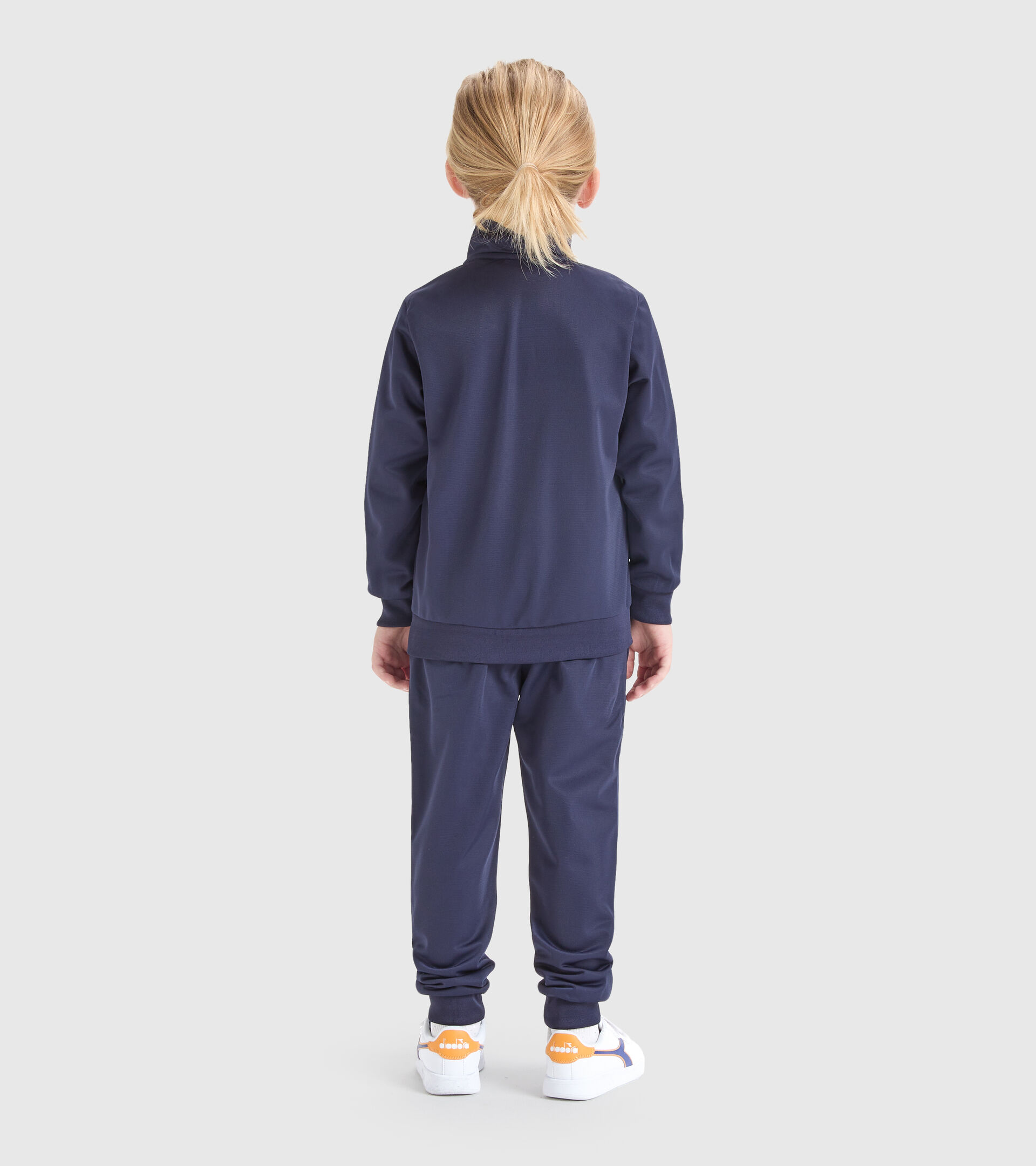 Sports tracksuit - Kids JU.TRACKSUIT FZ CHROMIA CLASSIC NAVY - Diadora
