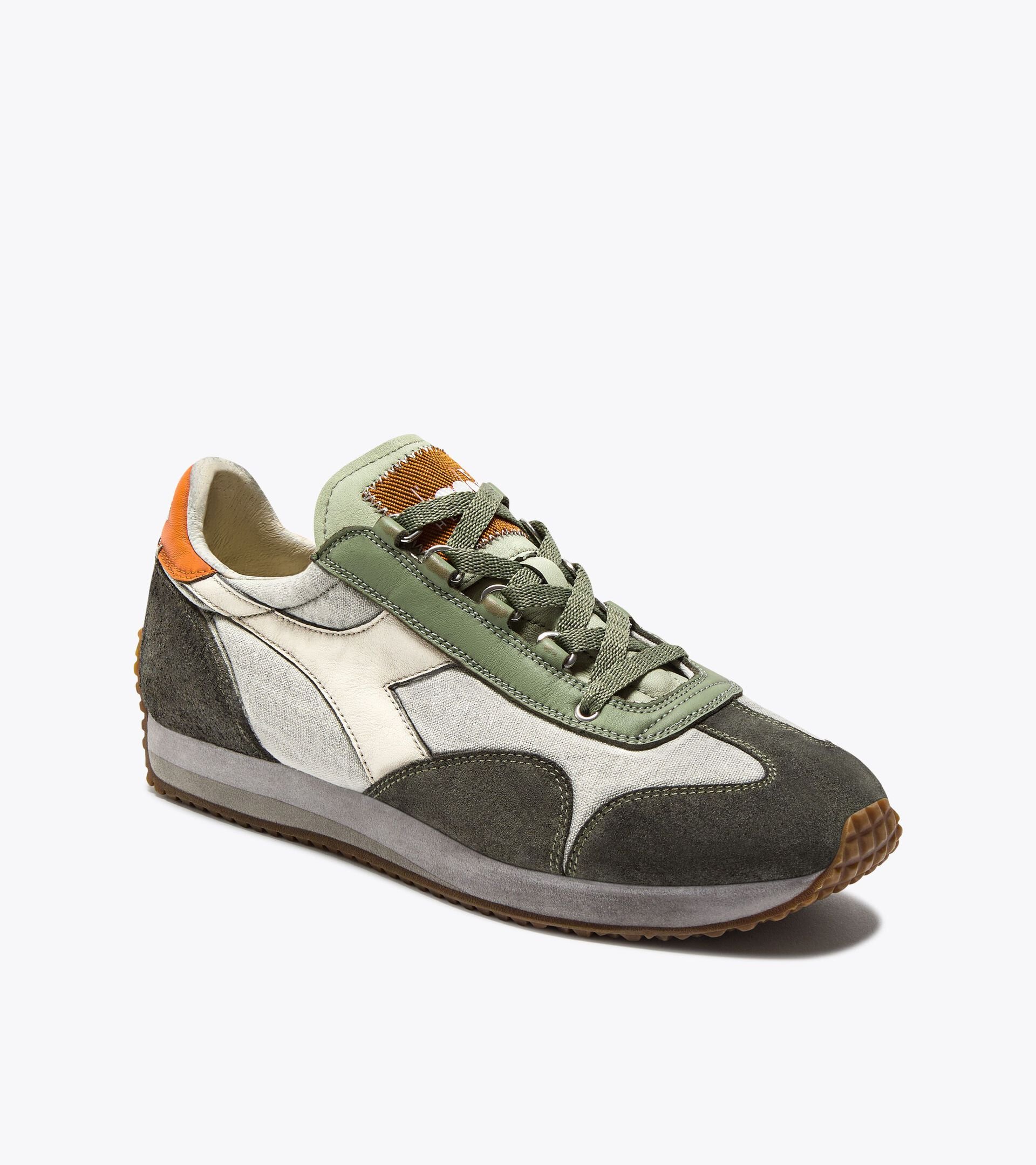 Low-profile Heritage sneaker - All-gender EQUIPE DIRTY SW EVO FOG GREEN - Diadora