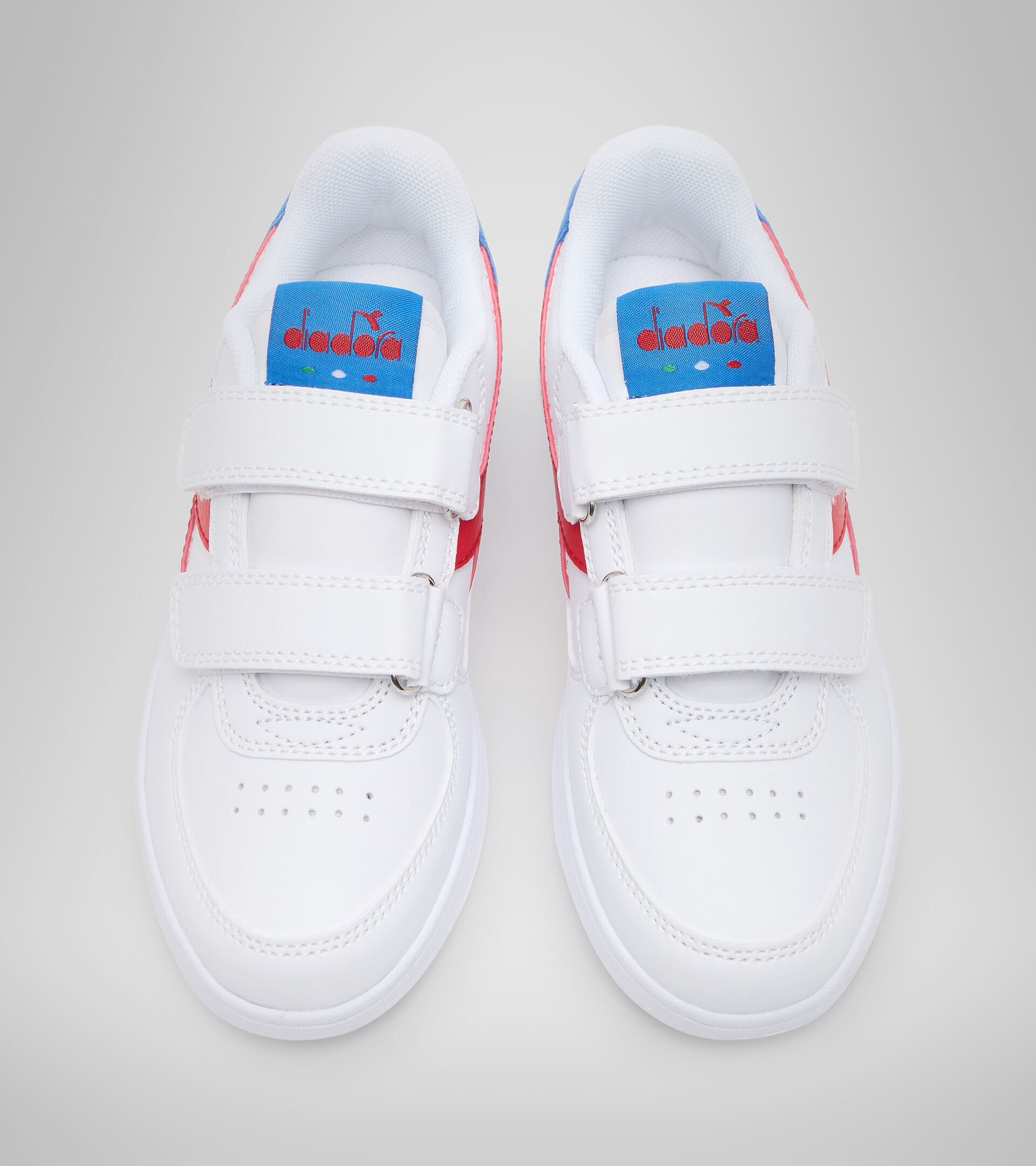 null RAPTOR LOW PS BIANCO/TOMATO RED - Diadora