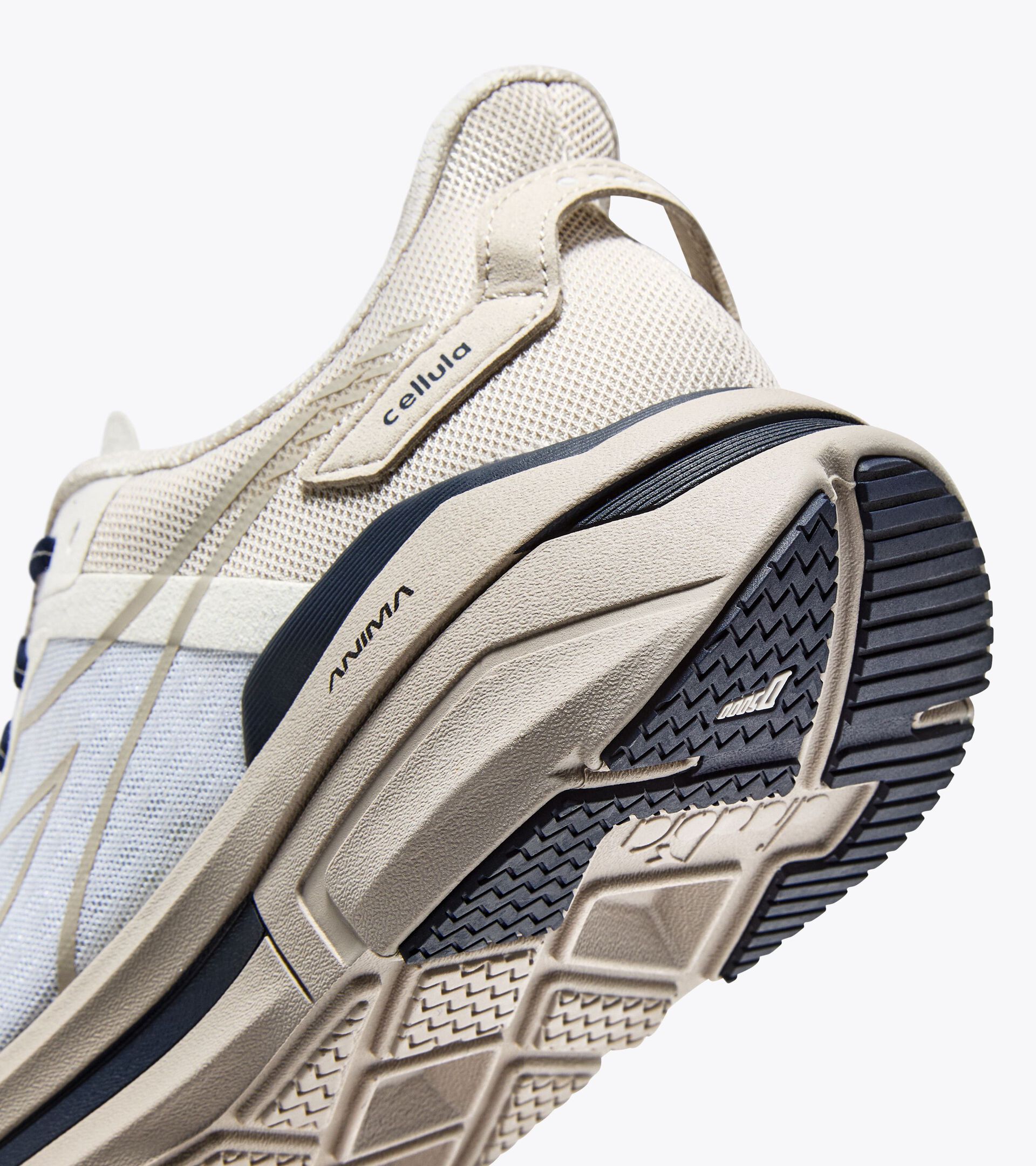 Running shoe - Comfort and stability - Men's CELLULA WHT/WHISPER WHT/CHATEAU GRY - Diadora