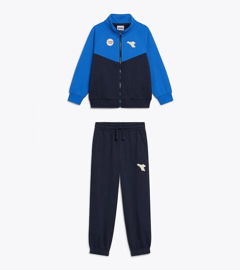 Ch&aacute;ndal cotton look - Regular/Relaxed - Ni&ntilde;os y ni&ntilde;as JU. TRACKSUIT FZ LOGO (FT) AZUL NOCHE - Diadora