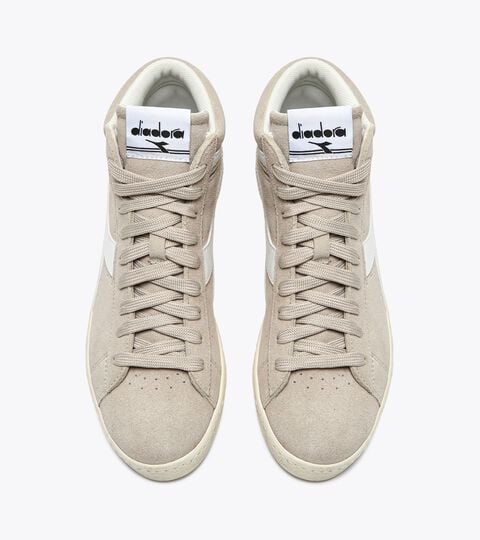 GAME L HIGH SUEDE WAXED, GRAY SILVER Sporty sneakers - All-Gender GAME L HIGH SUEDE WAXED GRAY SILVER - Diadora