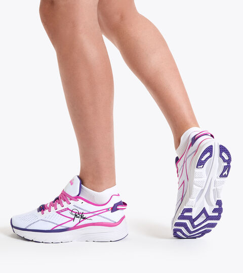 EQUIPE ATOMO GB, BIANCO/ERICA Zapatillas de running Made in Italy - Unisex EQUIPE ATOMO GB BIANCO/ERICA - Diadora