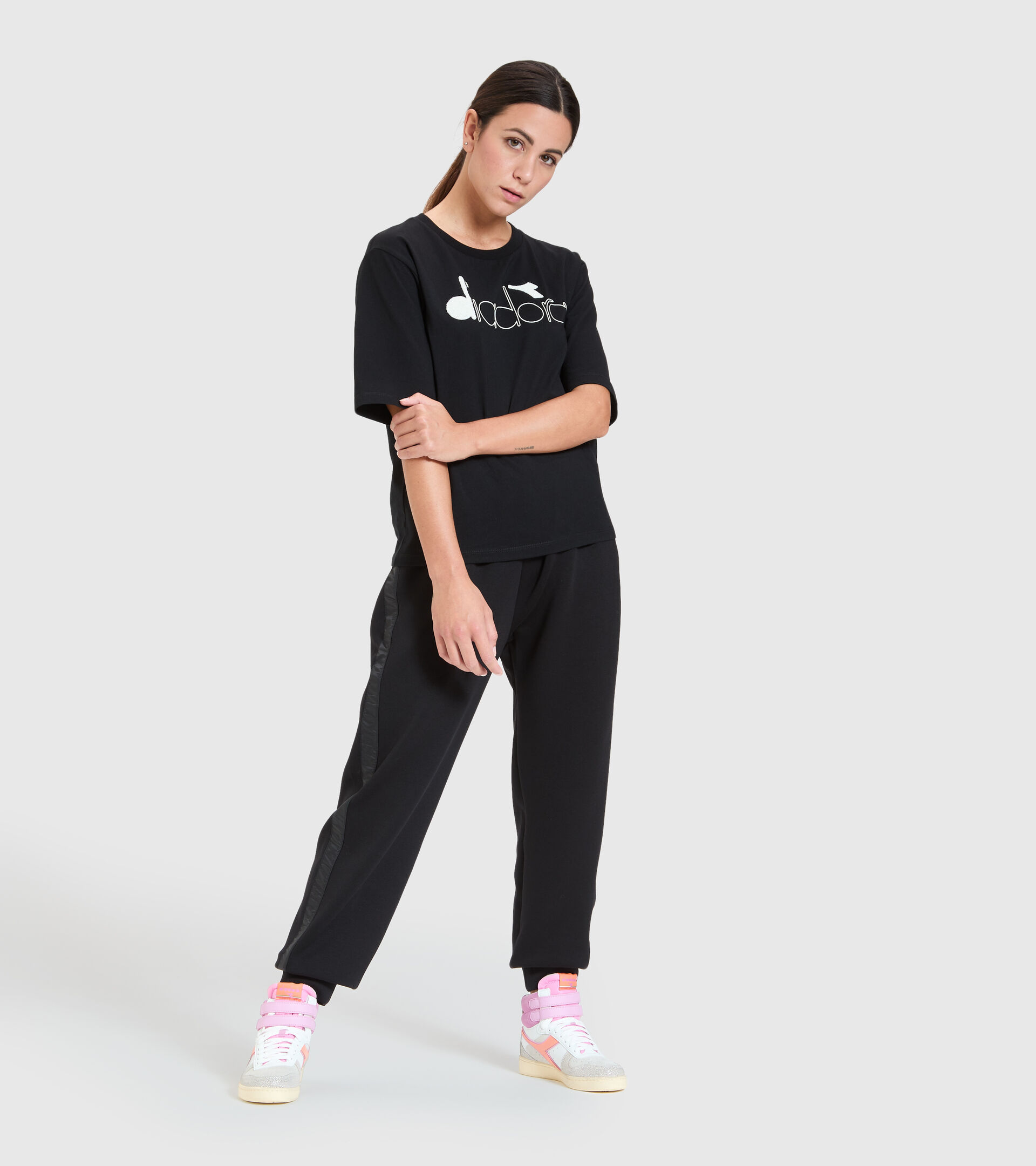 Sporthose - Damen L. PANT URBANITY SCHWARZ - Diadora