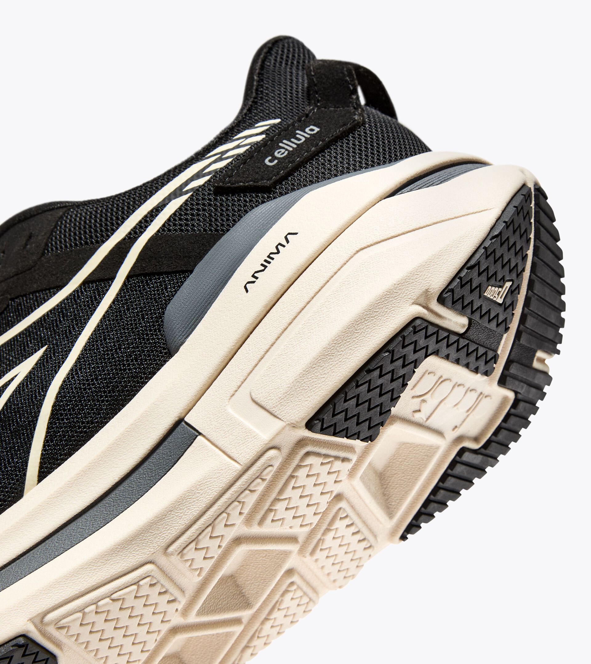 Chaussures de running - Confort et stabilité - Homme CELLULA NOIR/BLANCHE MURMURE - Diadora