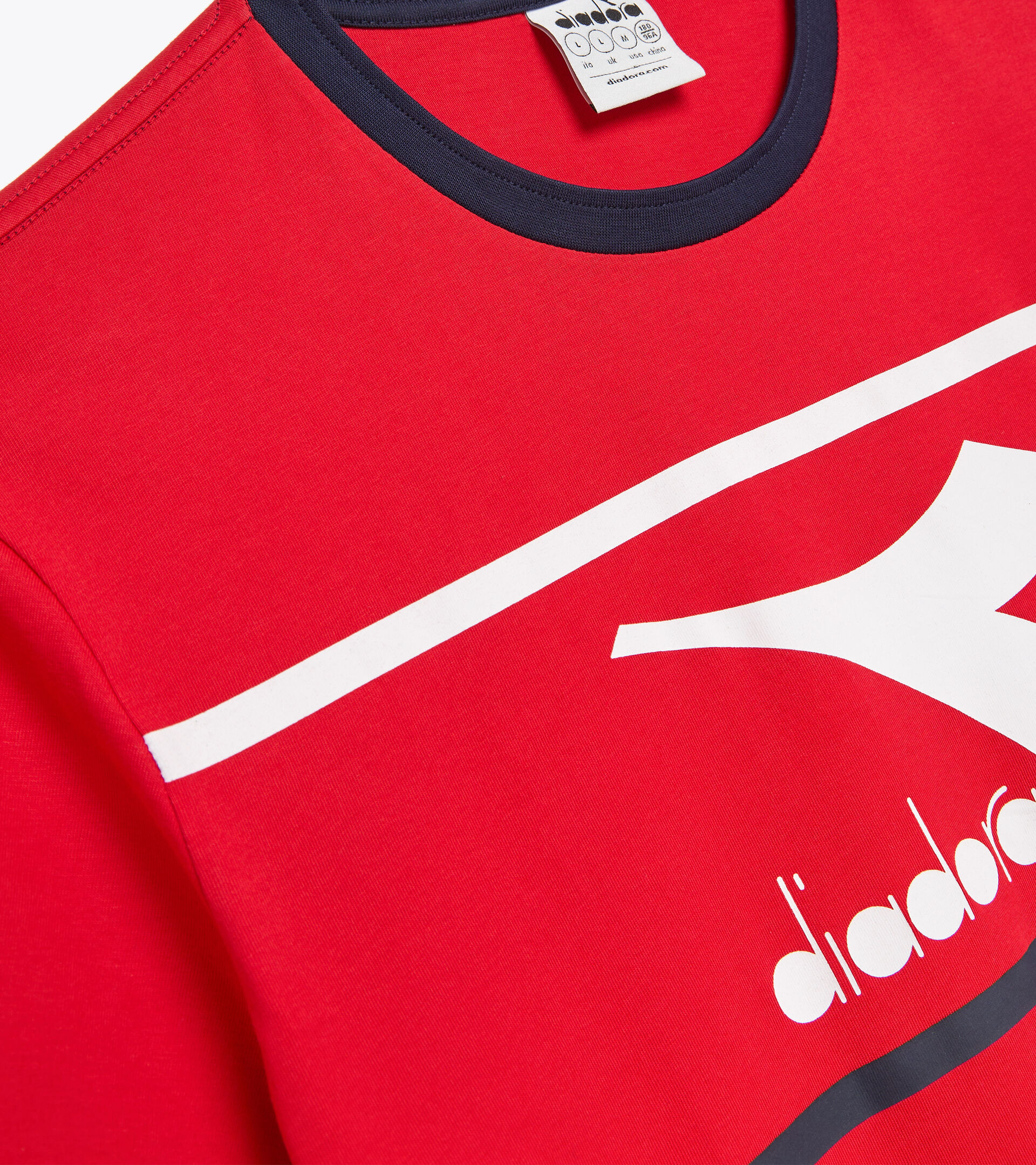 Cotton t-shirt - Men T-SHIRT SS SLAM RISIKOREICH ROT - Diadora