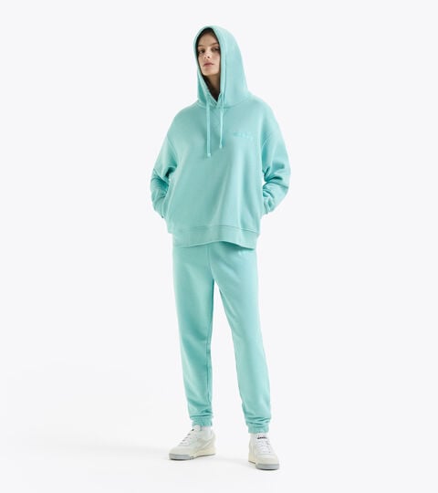 Chándal de algodón - Mujer L. HOODIE ATHLETIC LOGO TRACKSUIT turquoise  - null