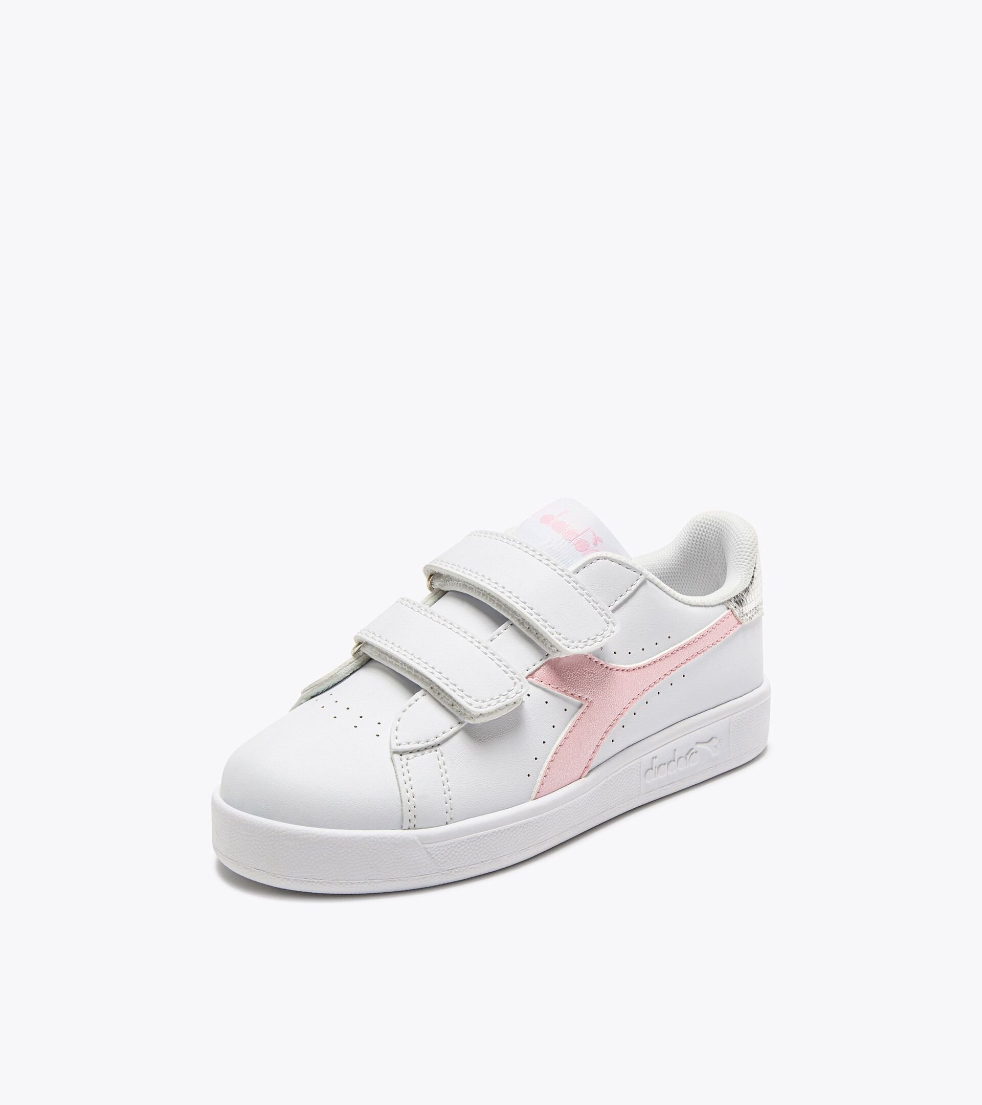 Sports shoes - Kids 4-8 years GAME P BALLET PS WHITE/PINK LADY - Diadora