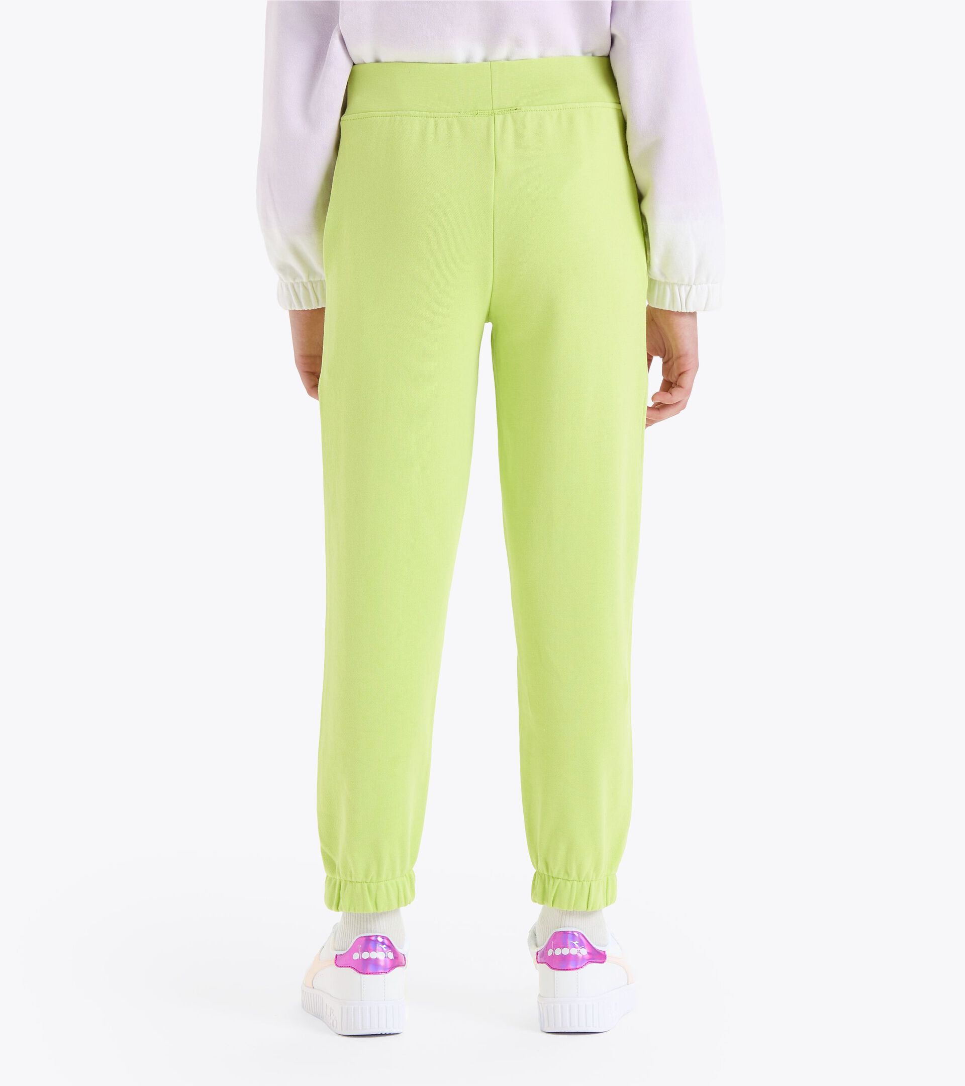 Pantalones de algodón - Niña JG.JOGGER PANT PASTEL JADE LIMA - Diadora