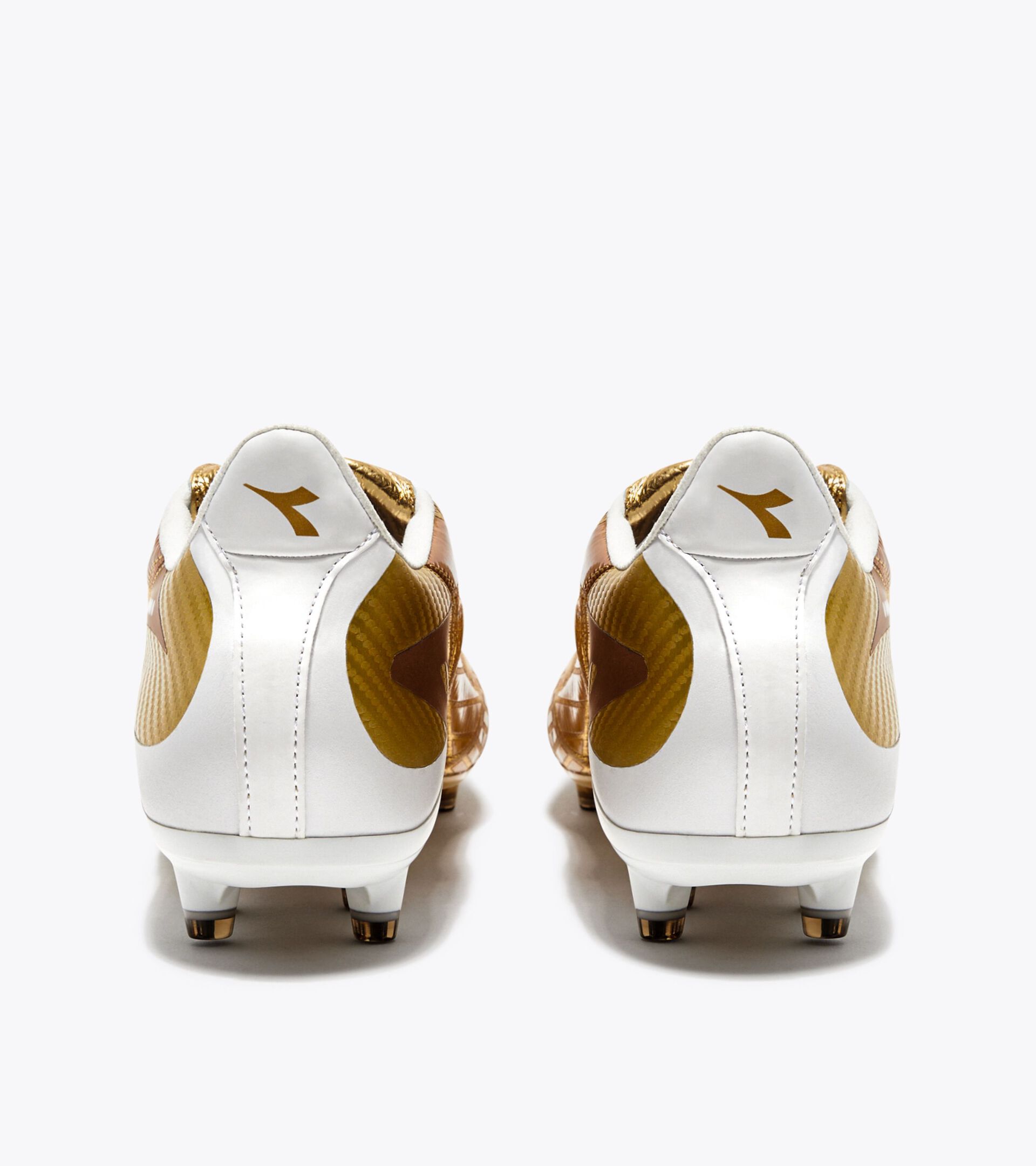 Leather calcio boots for firm grounds - Made In Italy - All-Gender MAXIMUS ELITE ITA T SLX GOLD BROWN - Diadora