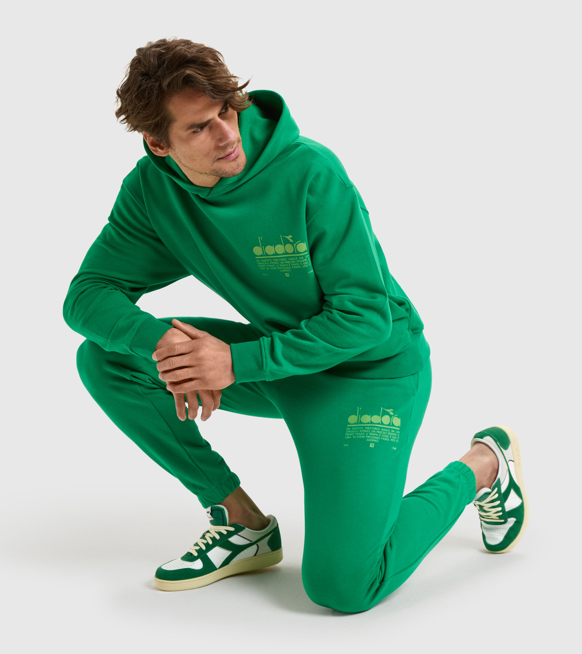 Cotton joggers - Unisex PANT MANIFESTO JOLLY GREEN - Diadora