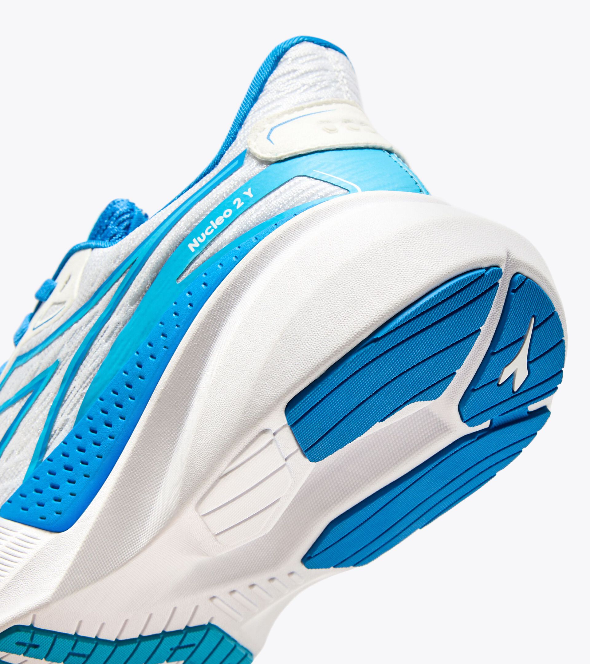 Running shoe - Stability and lightness - Donna NUCLEO 2 Y WHITE/FRENCH BLUE/AQUARIUS - Diadora