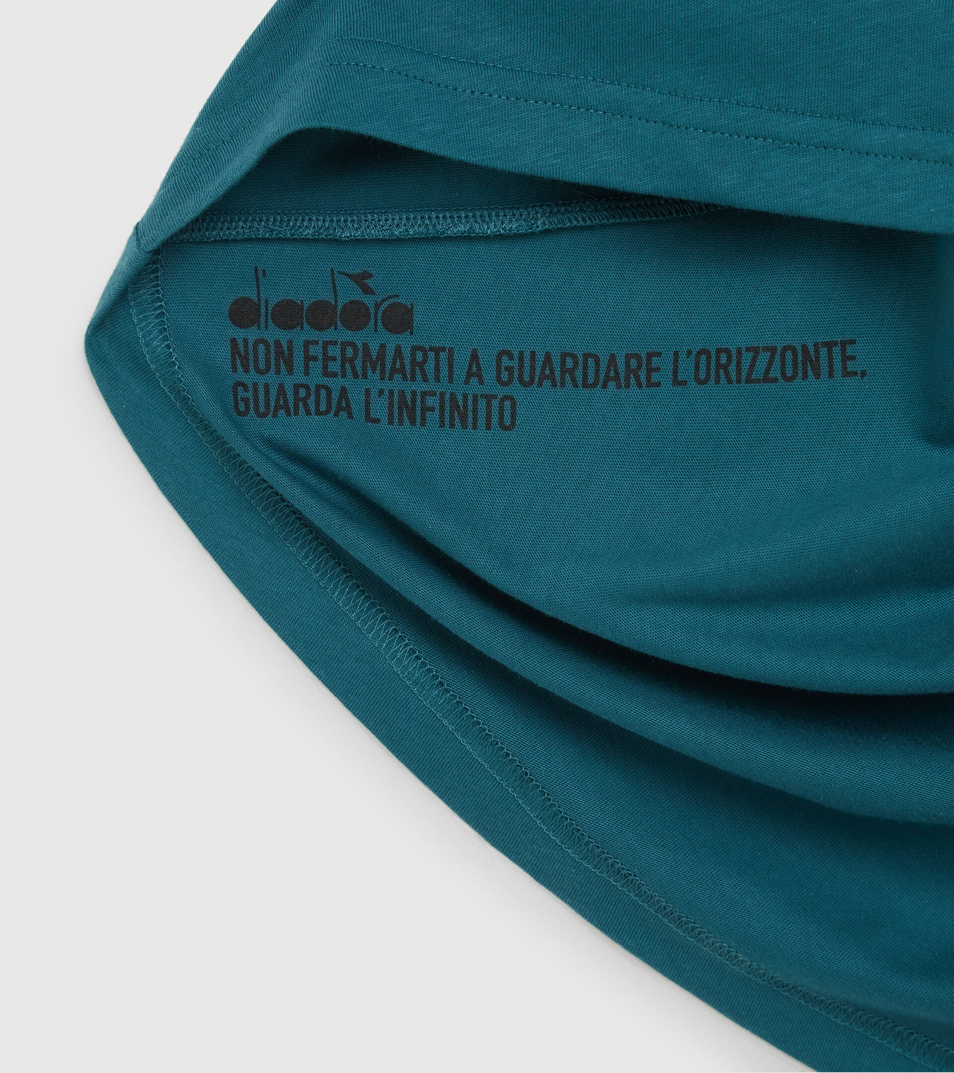 Cotton T-shirt - Women L. T-SHIRT SS MANIFESTO BLUE PACIFIC - Diadora