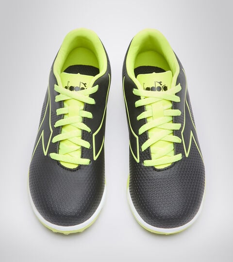 PICHICHI 4 TF JR, NOIR/JAUNE FLUO DIA Chaussures de football pour terrains synthétiques - Garçon PICHICHI 4 TF JR NOIR/JAUNE FLUO DIA - Diadora