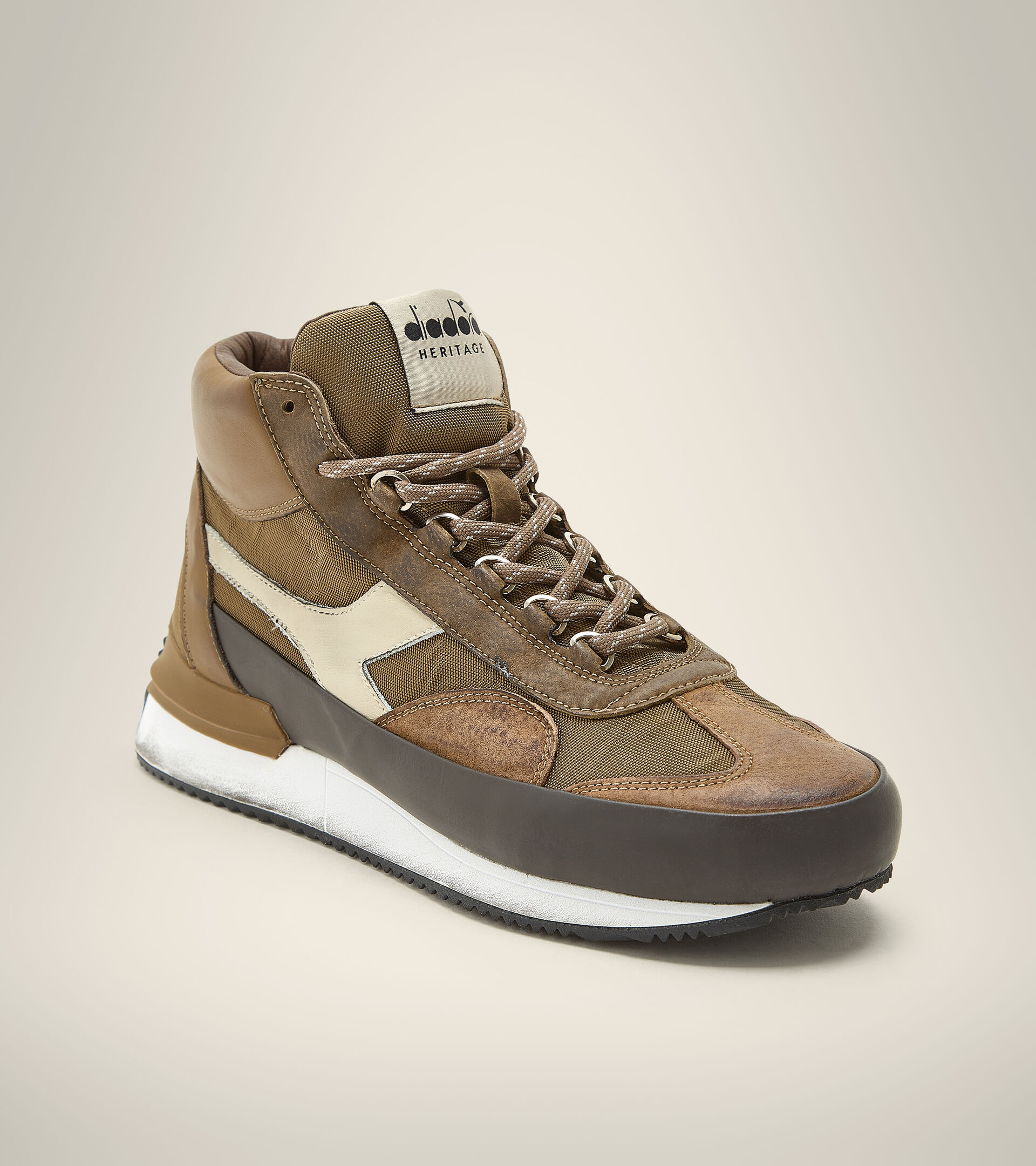 null EQUIPE MID MAD NUBUCK SW BROWN ANTELOPE - Diadora