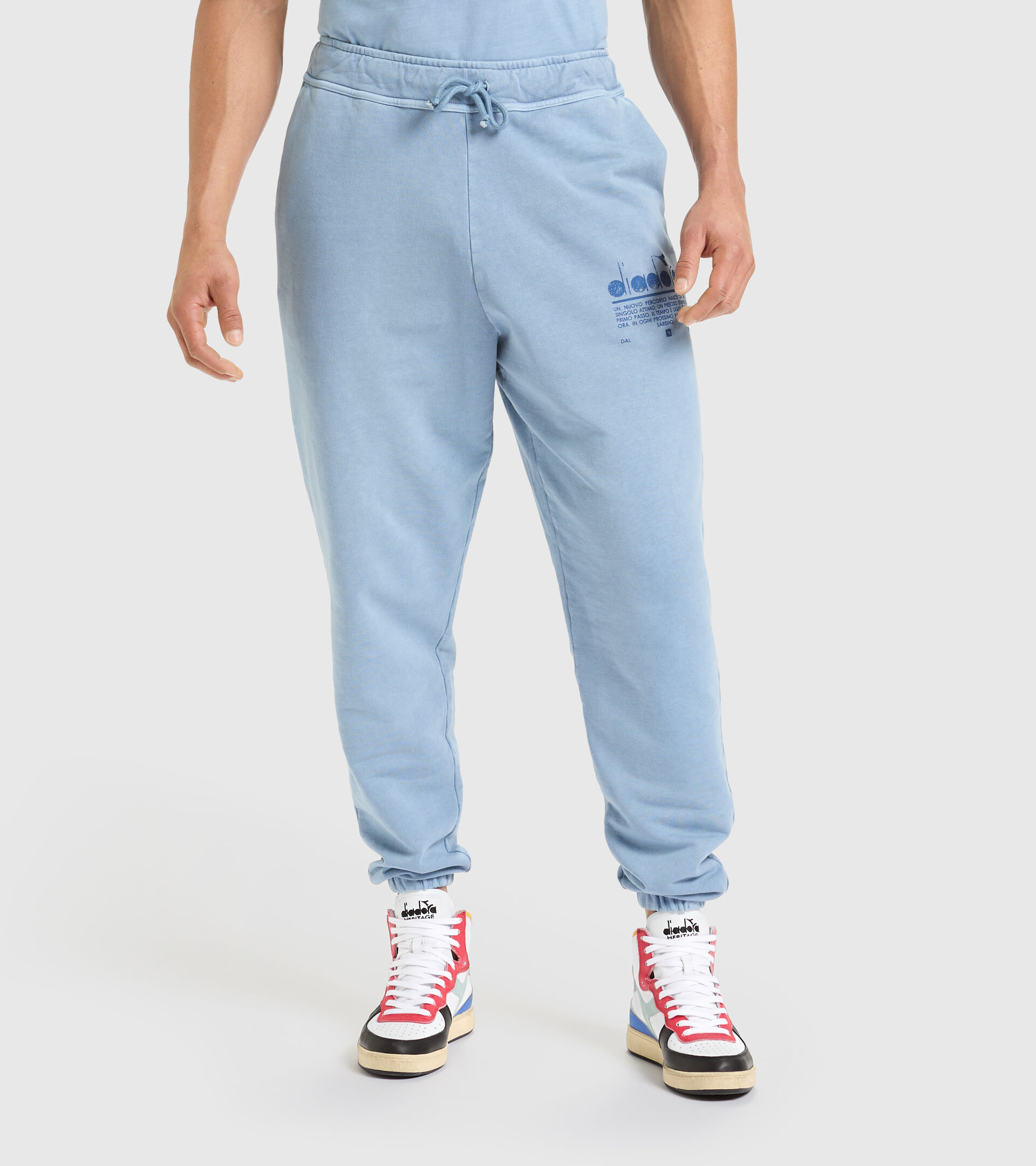 Joggers de algodón orgánico - Unisex PANT MANIFESTO PALETTE AZUL CAMPO - Diadora